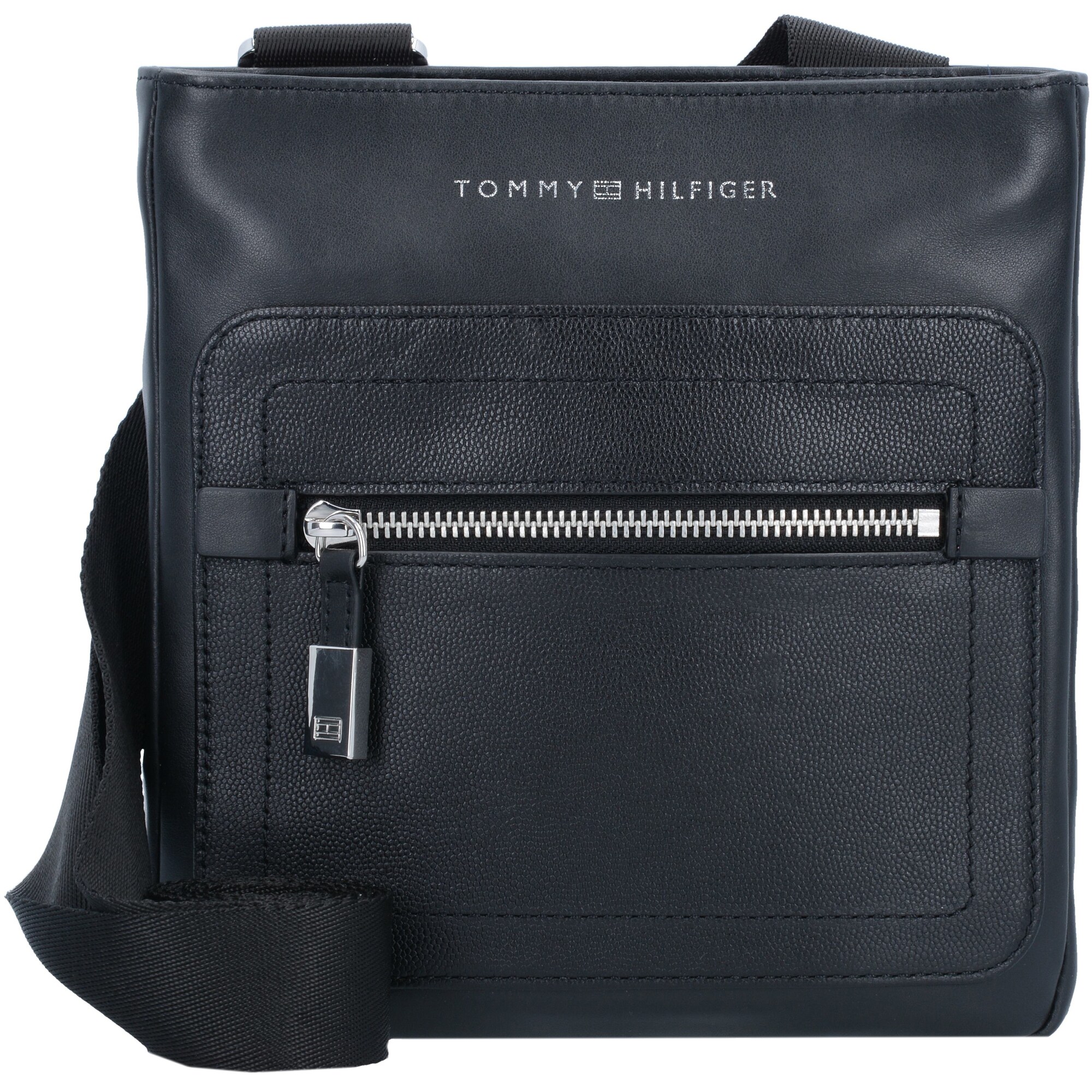Tommy Hilfiger Heren Schoudertas Corporate Zwart tommy hilfiger kopen in de aanbieding