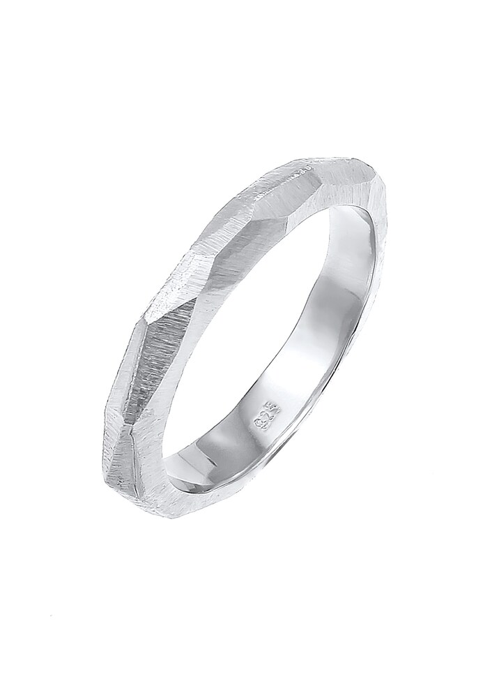 ELLI PREMIUM Ring Herren Größe 64 silber