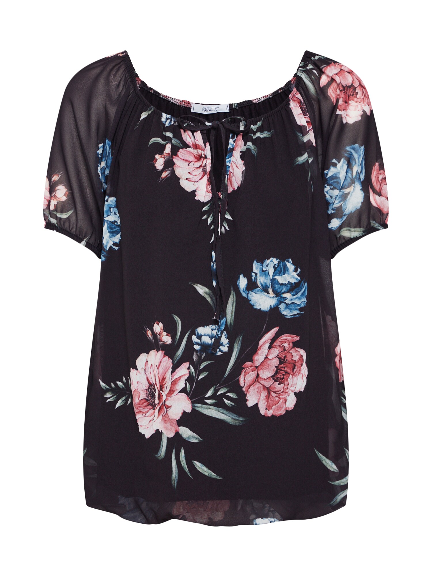 Hailys Dames Blouse Cora Gemengde Kleuren Zwart hailys kopen in de aanbieding