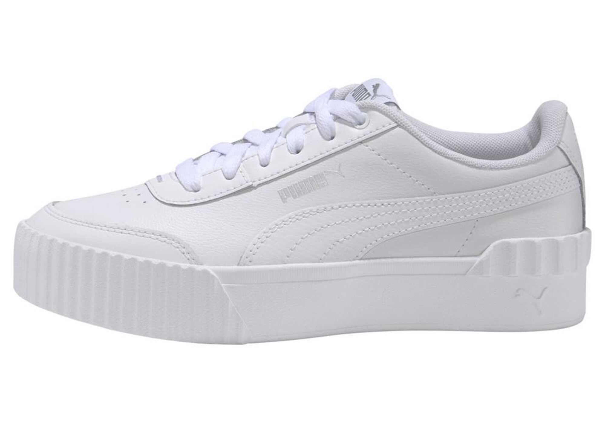 PUMA Sportbačiai be auliuko 'Carina'  balta