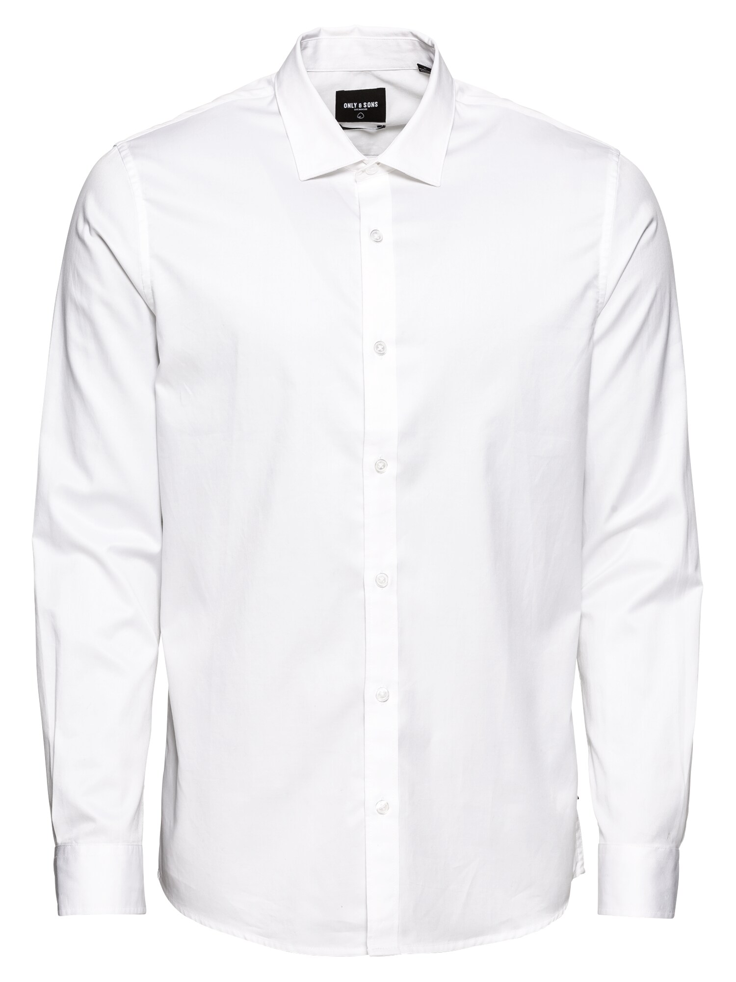 Only & Sons Dalykiniai marškiniai 'onsALVES LS 2-PLY EASY IRON SHIRT NOOS'  balta
