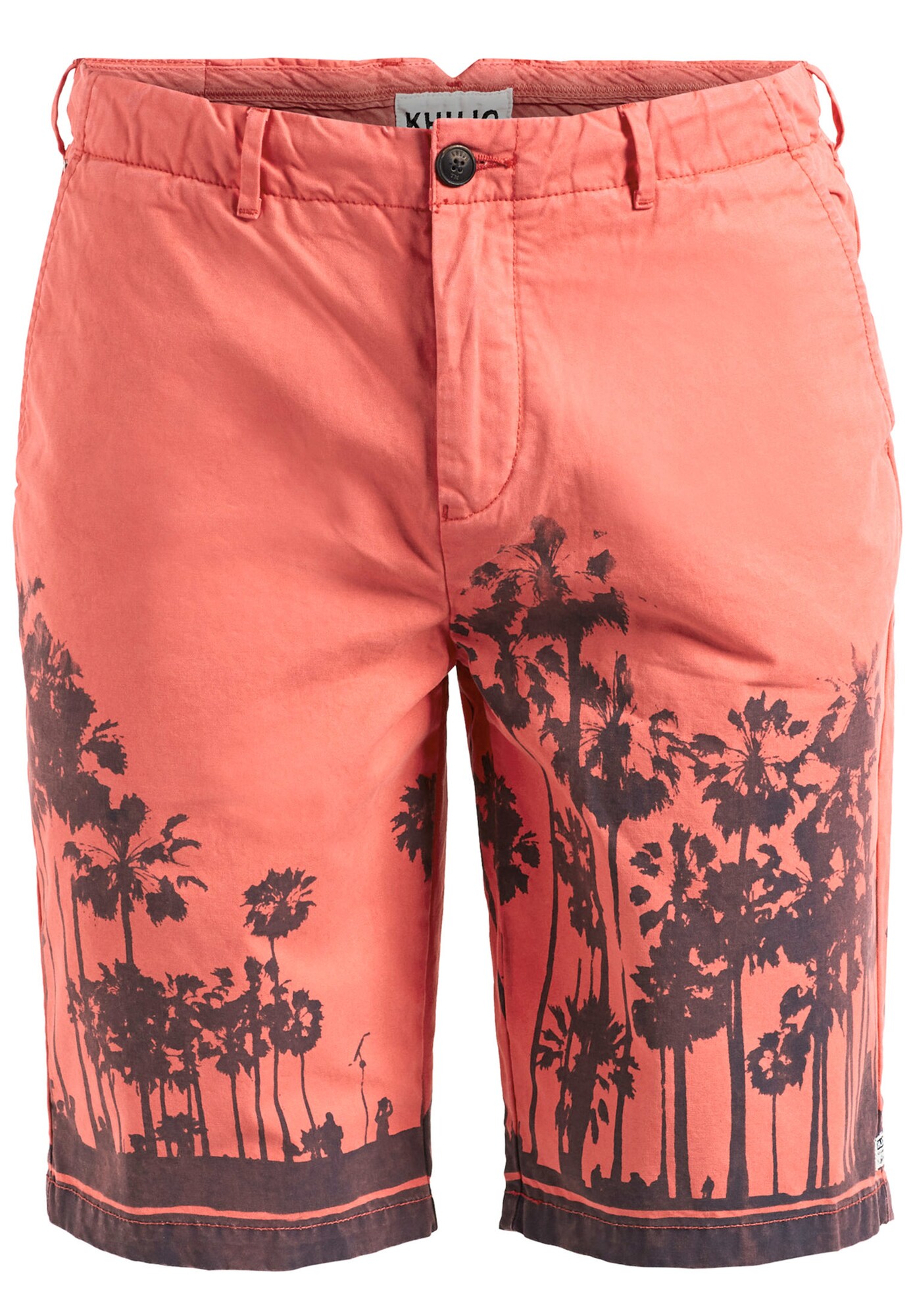 Khujo Heren Broek Camp Basaltgrijs Koraal khujo kopen in de aanbieding