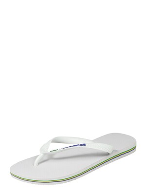 HAVAIANAS Sandalias de dedo 'Brasil'  azul / amarillo / verde / blanco
