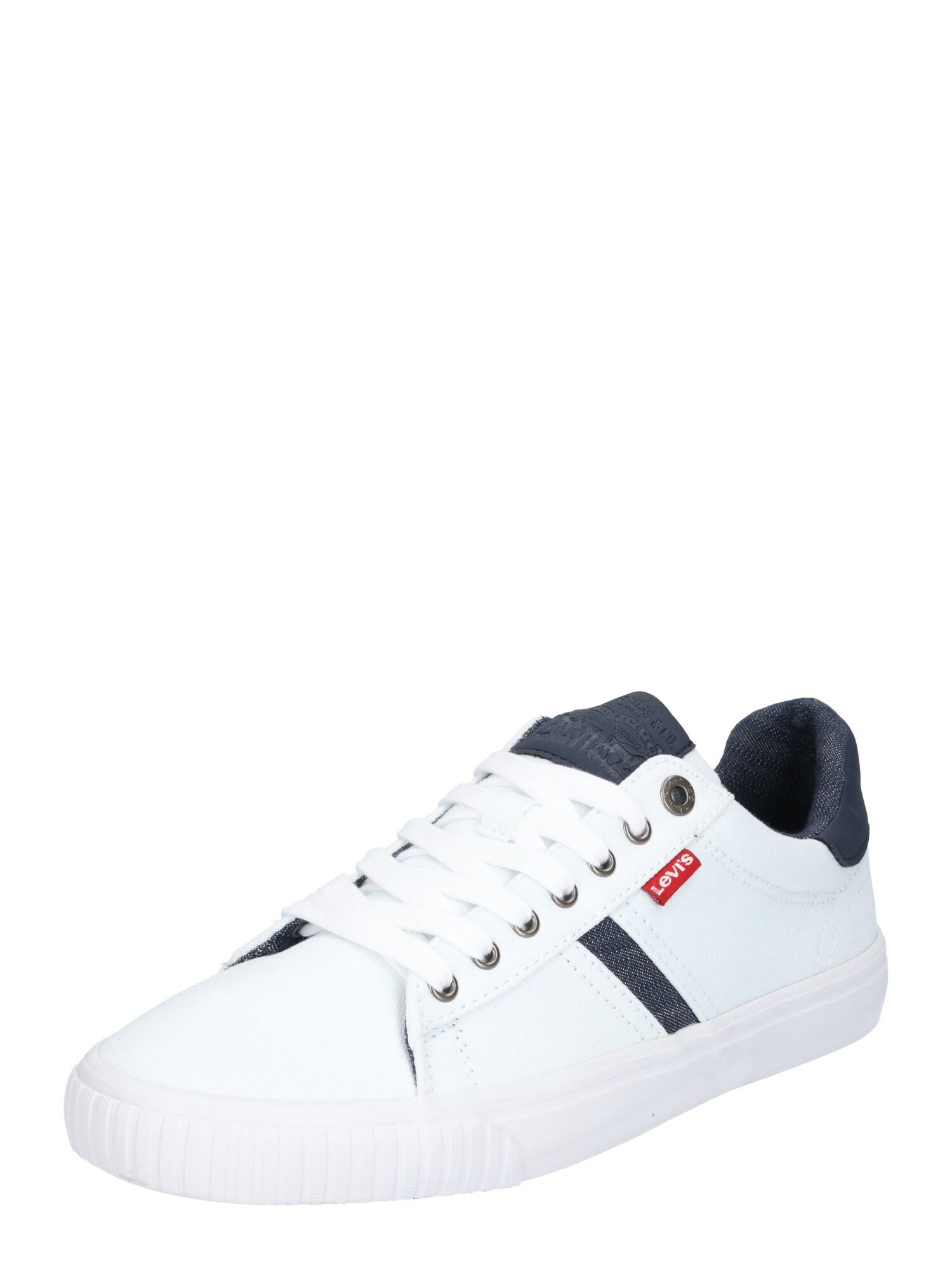 Levis Heren Sneakers Laag Navy Wit levis kopen in de aanbieding
