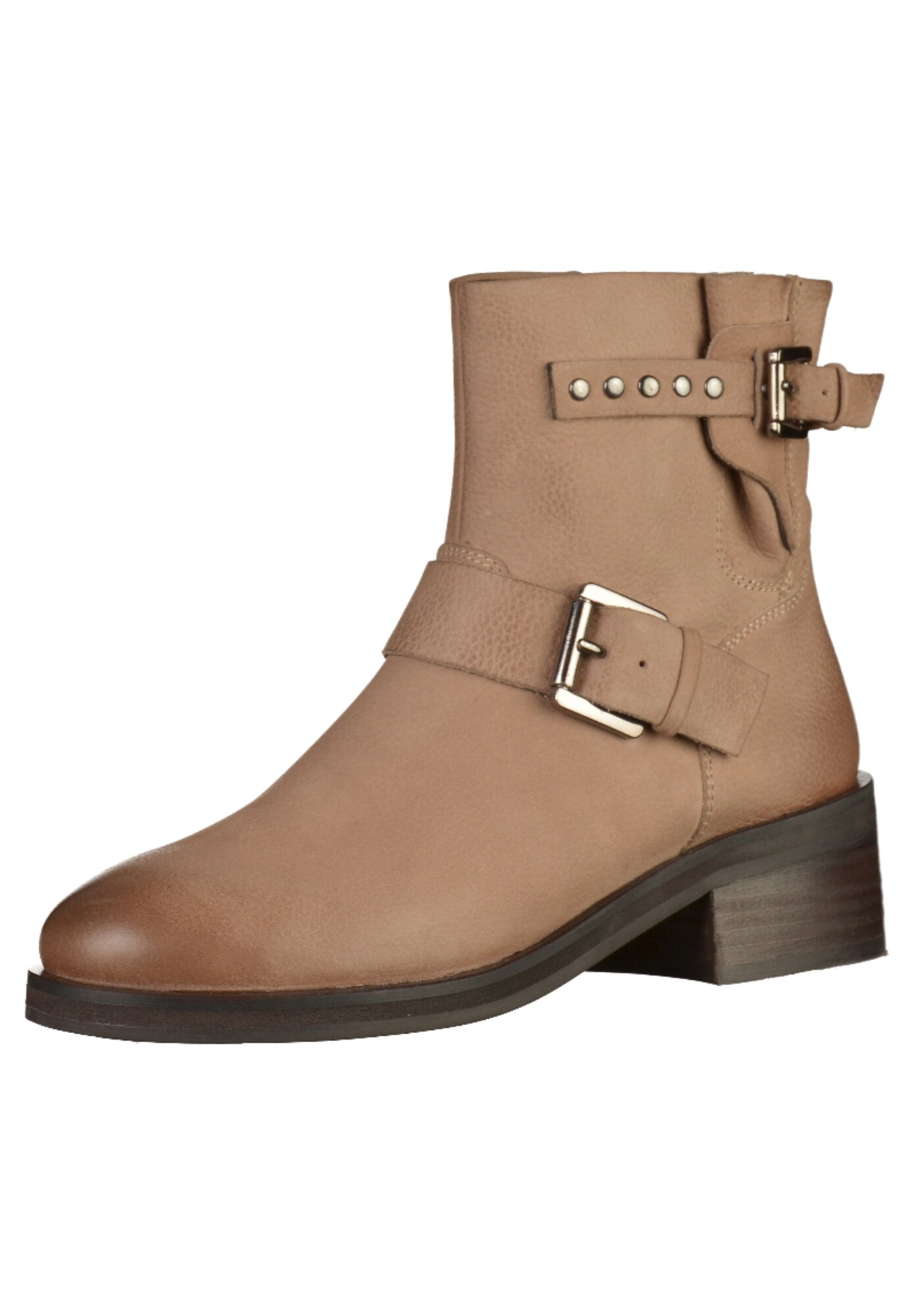 Spm Dames Enkellaarsjes Taupe spm kopen in de aanbieding