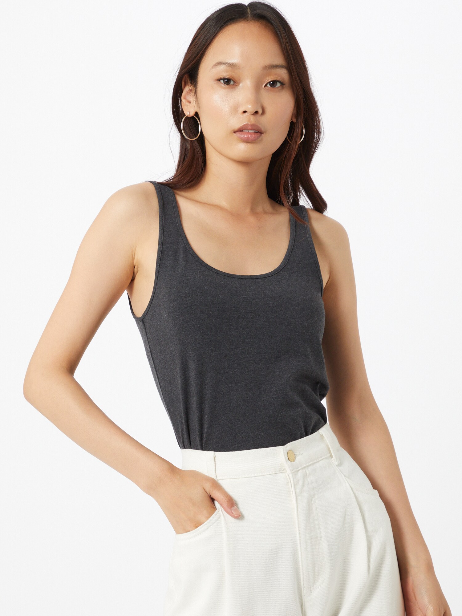 VERO MODA Top 'Maxi'  antracit termék 2. képe