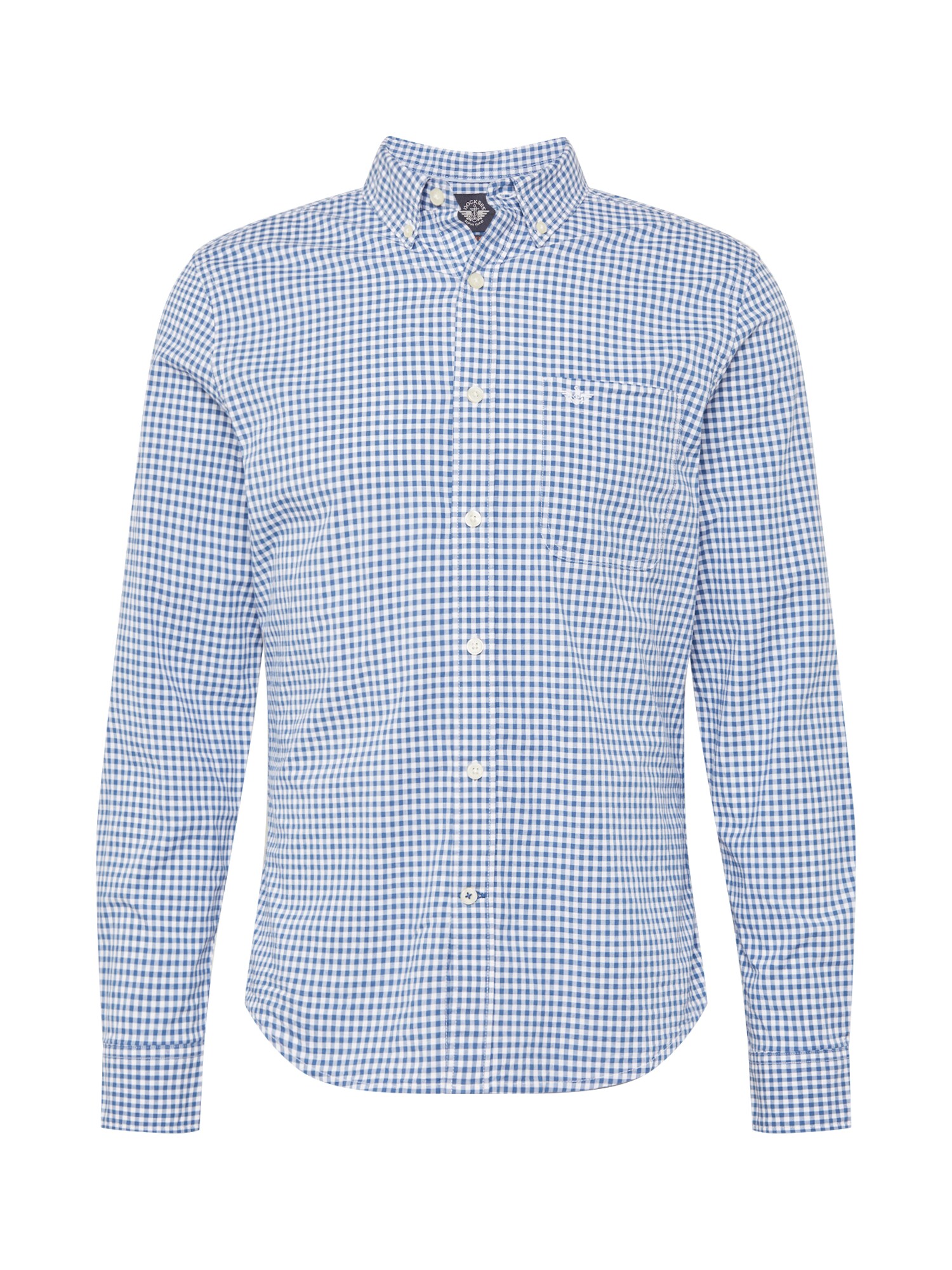 Dockers Dalykiniai marškiniai 'ALPHA'  mėlyna / balta