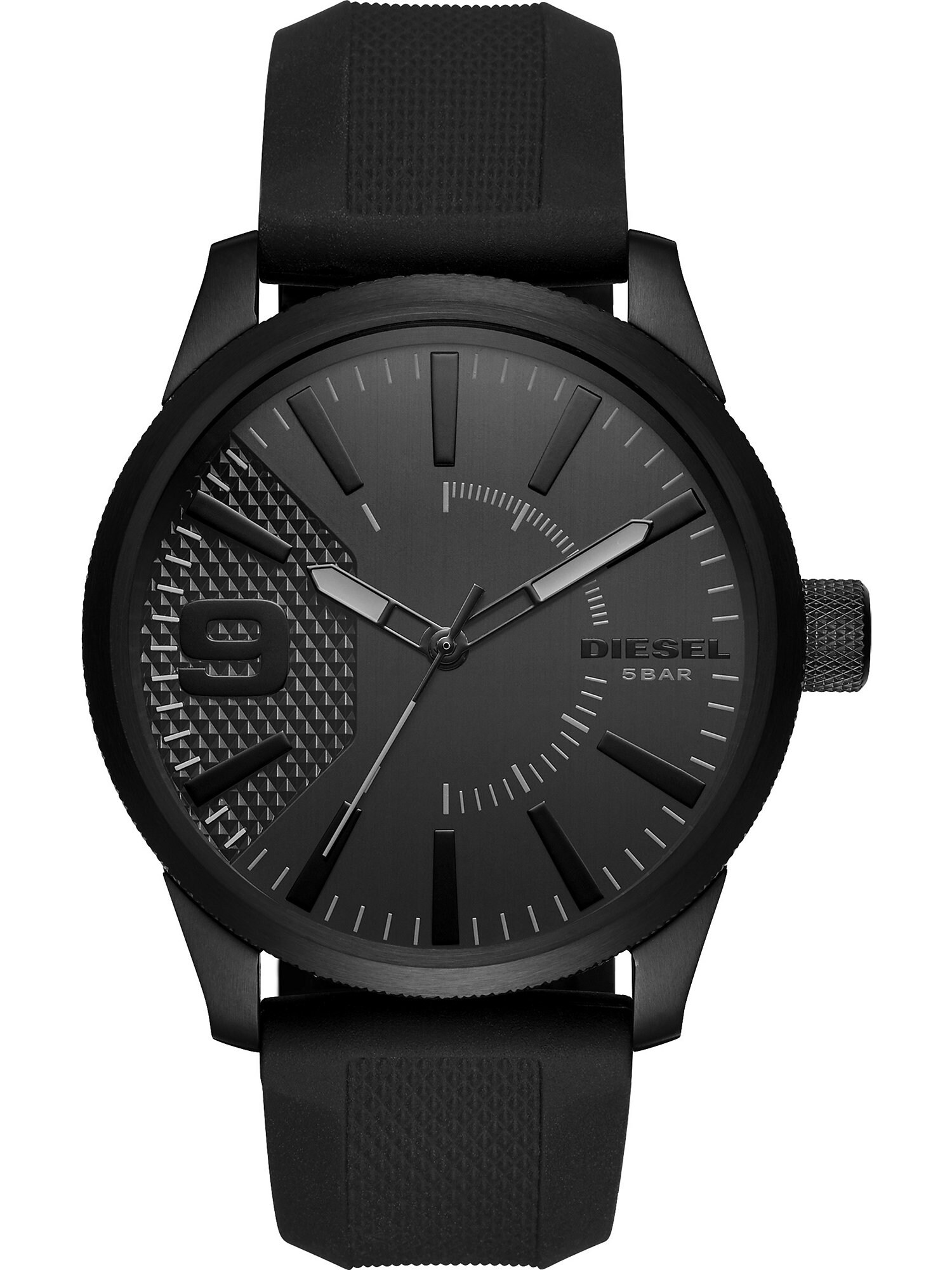 DIESEL Ceas analogic  gri / negru