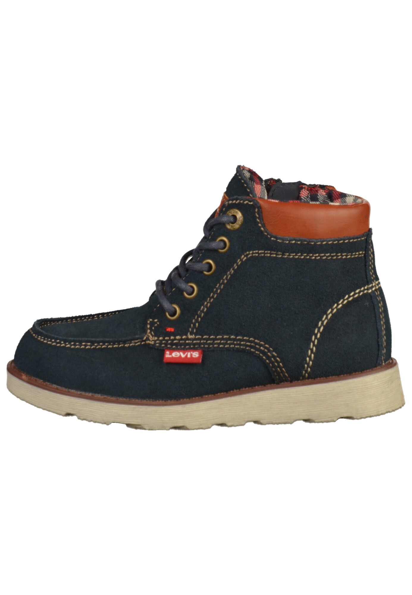 Levis Jongens Sneakers Blauw Bruin levis kopen in de aanbieding