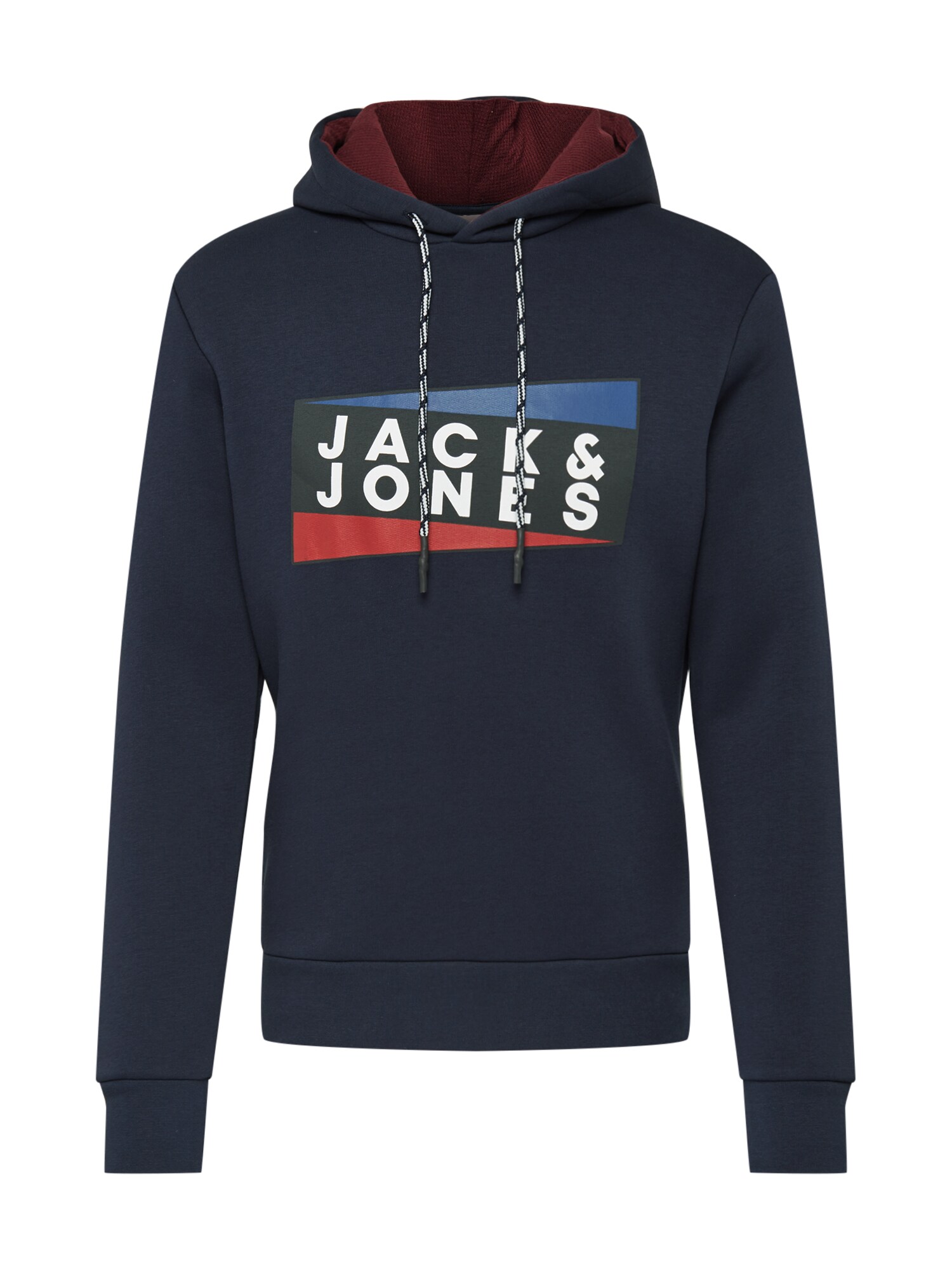 JACK & JONES Megztinis be užsegimo 'Anton'  mišrios spalvos / tamsiai mėlyna