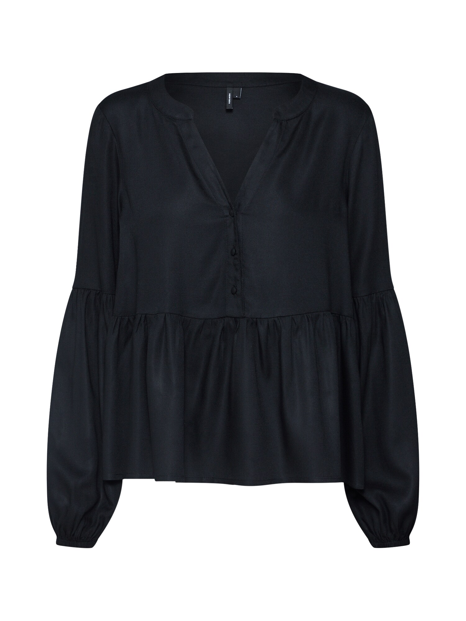 Vero Moda Dames Blouse Vmcharlie Ls Top Zwart vero moda kopen in de aanbieding