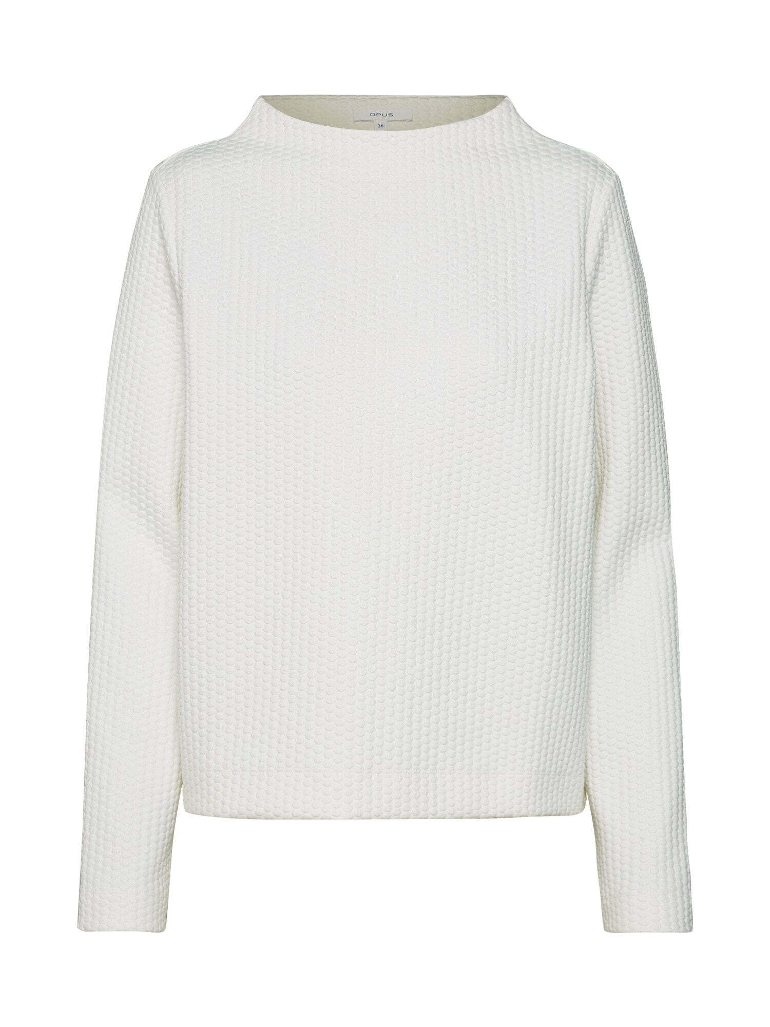 Opus Dames Sweatshirt Galvana Creme opus kopen in de aanbieding