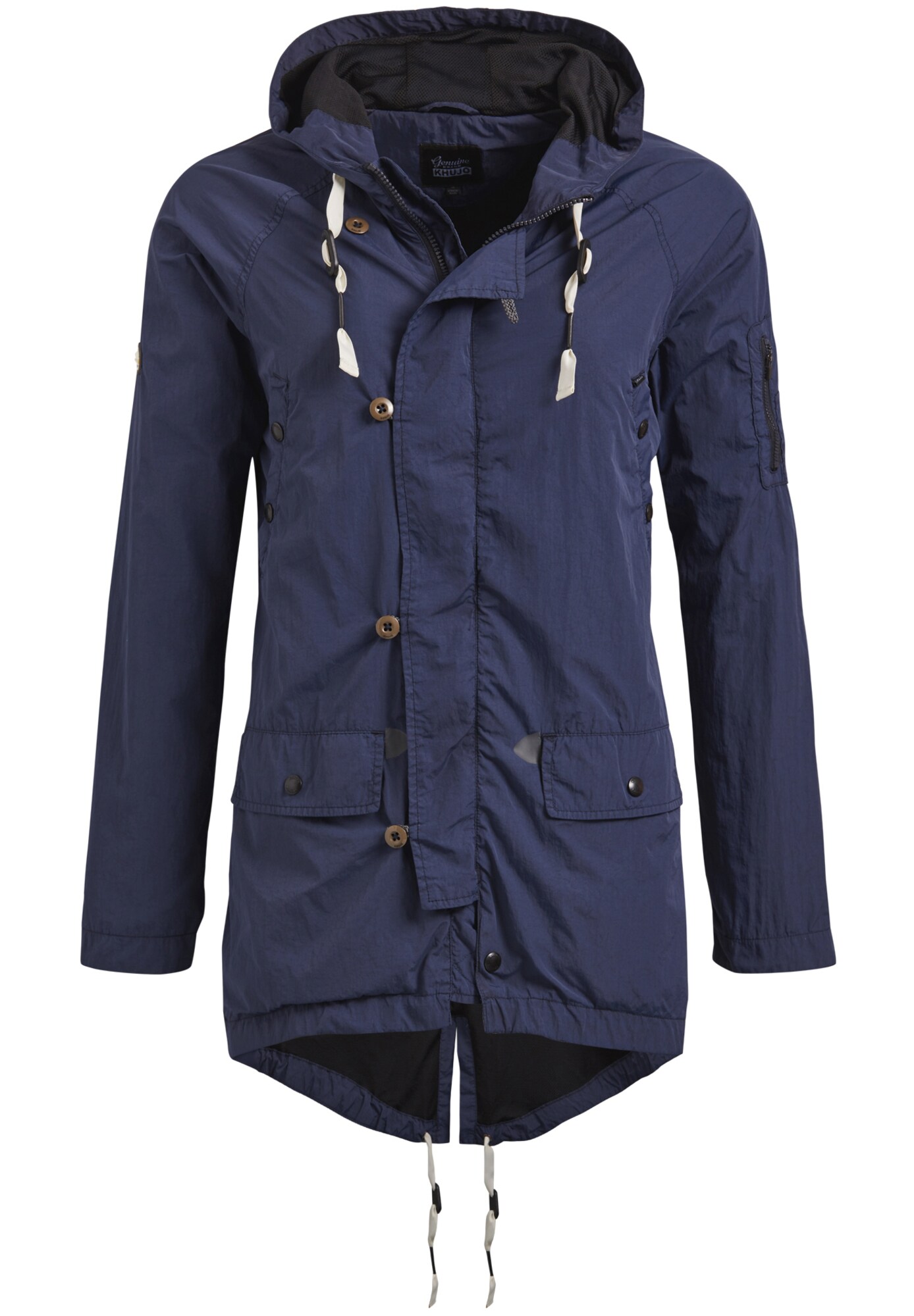 Khujo Dames Tussenparka Donkerblauw khujo kopen in de aanbieding