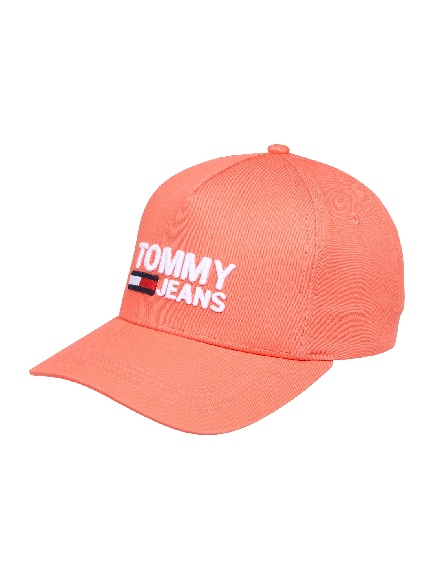 Tommy Jeans Dames Pet Zalm Roze Wit tommy jeans kopen in de aanbieding