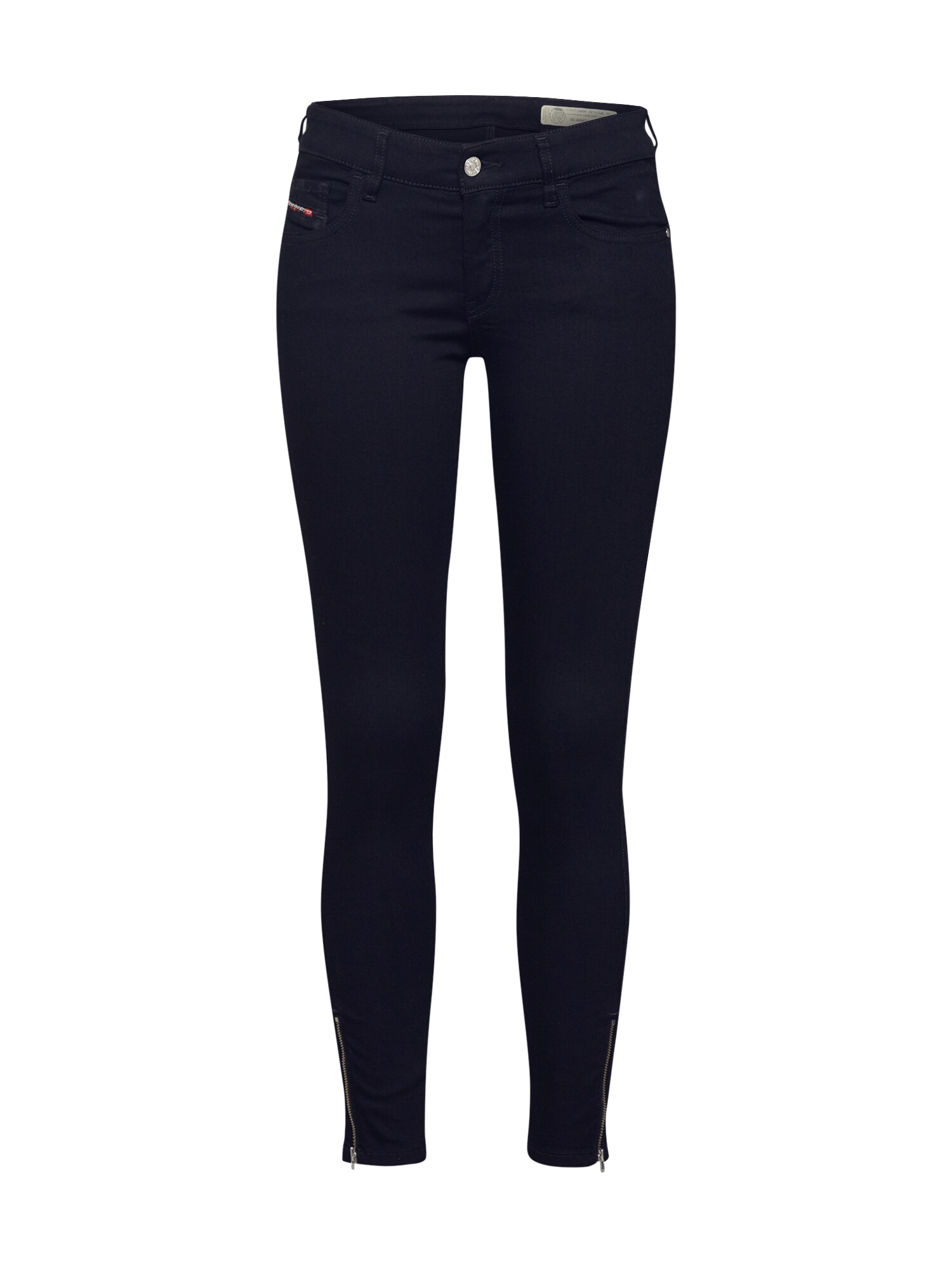 DIESEL Džinsai 'SLANDY-LOW-ZIP'  juoda