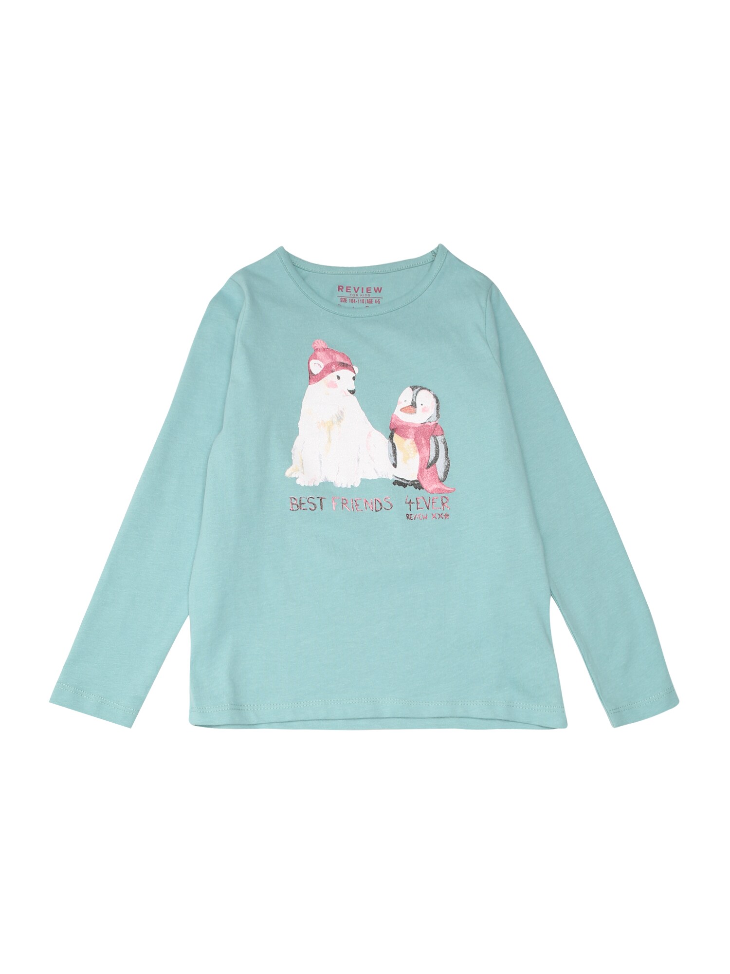 Review For Kids Meisjes Shirt Kg 19 T100 Mintgroen review for kids kopen in de aanbieding