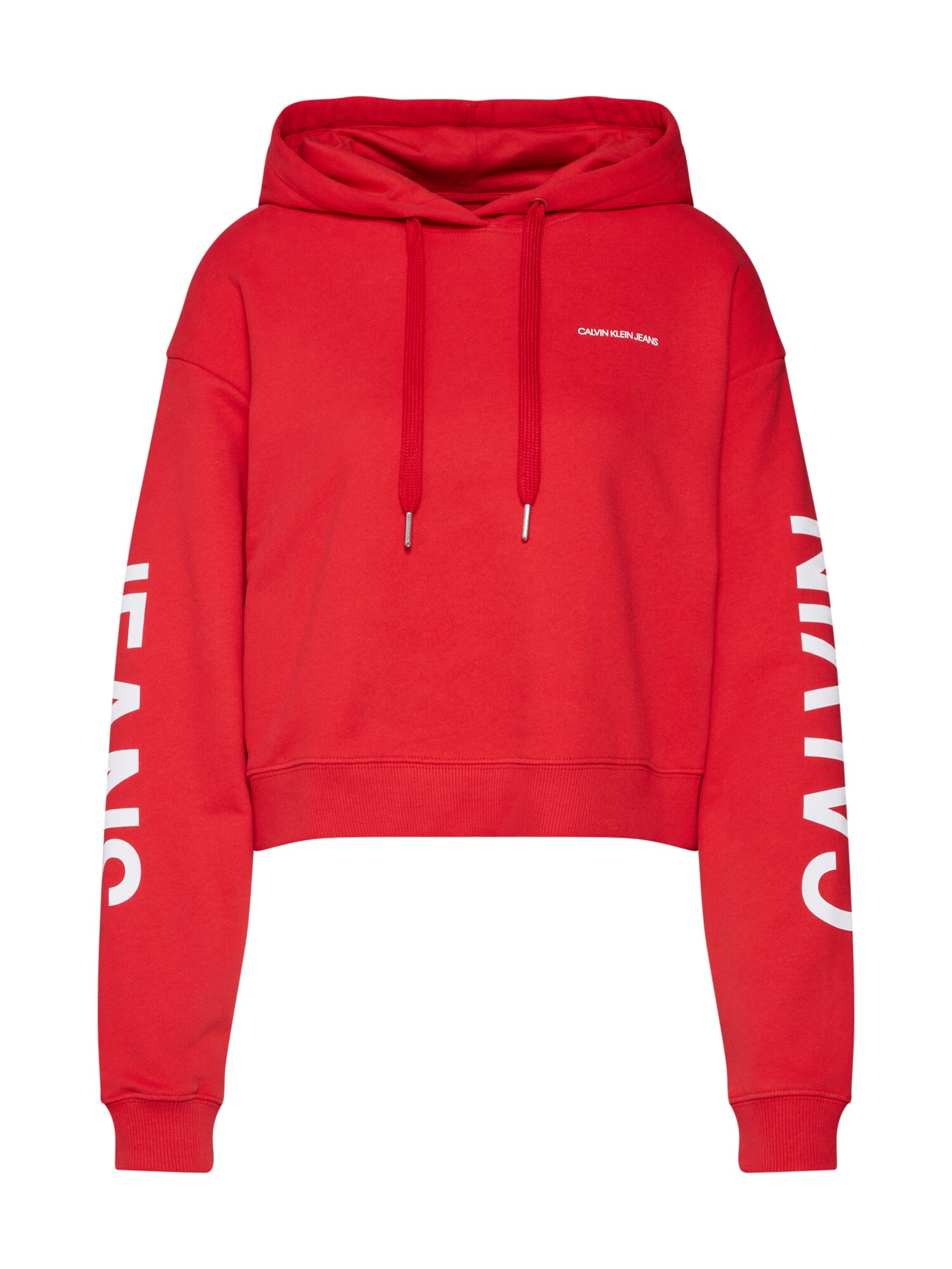 Calvin Klein Jeans Dames Sweatshirt Rood calvin klein jeans kopen in de aanbieding