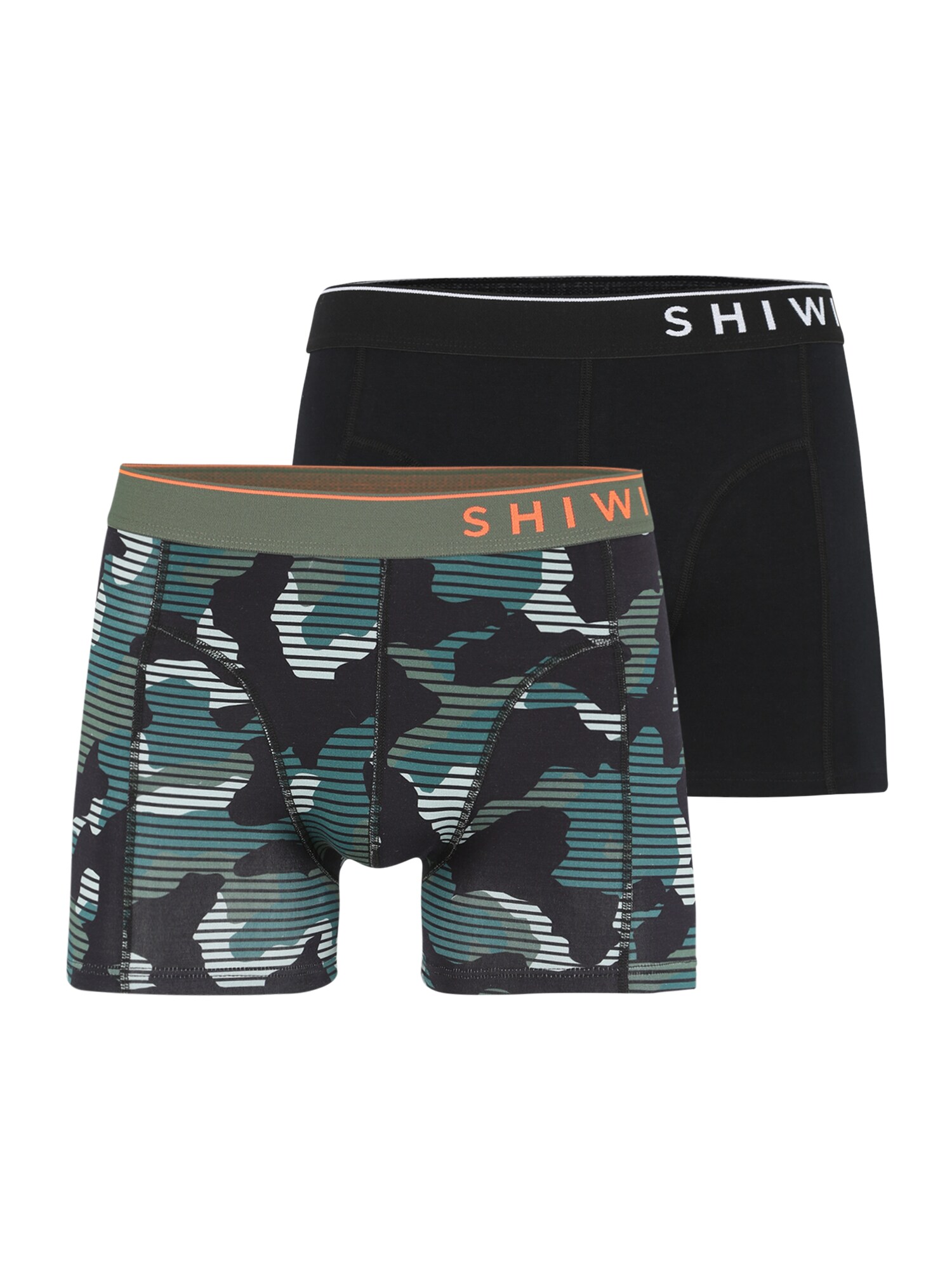 Shiwi Boxer trumpikės  juoda / žalia