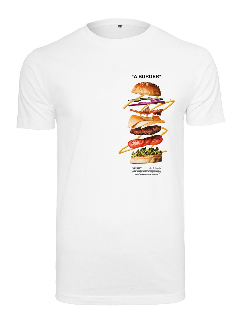 T-shirt 'A Burger' blandade färger