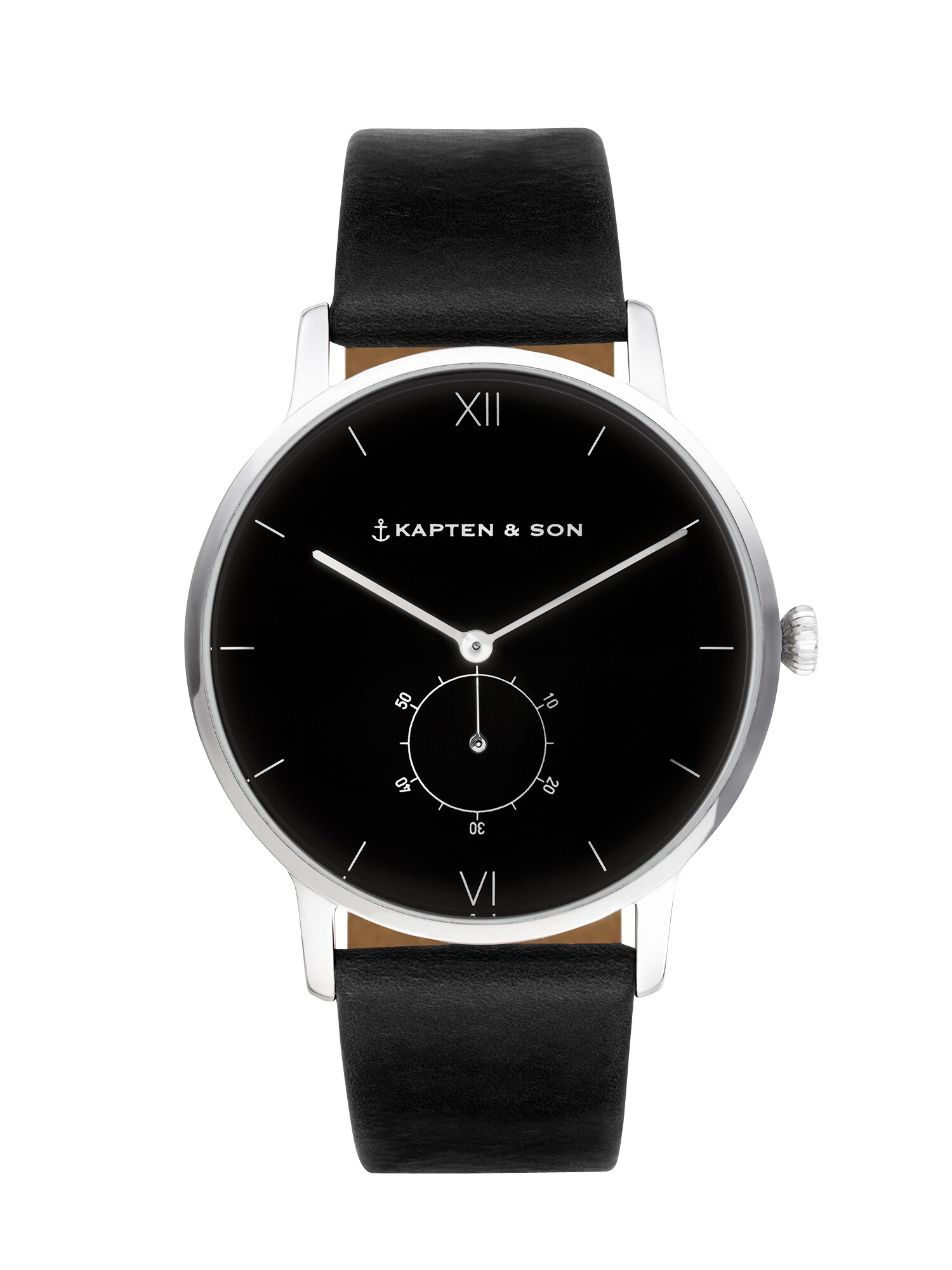 Kapten & Son Analoginis (įprastinio dizaino) laikrodis 'Heritage Silver'  juoda / sidabrinė