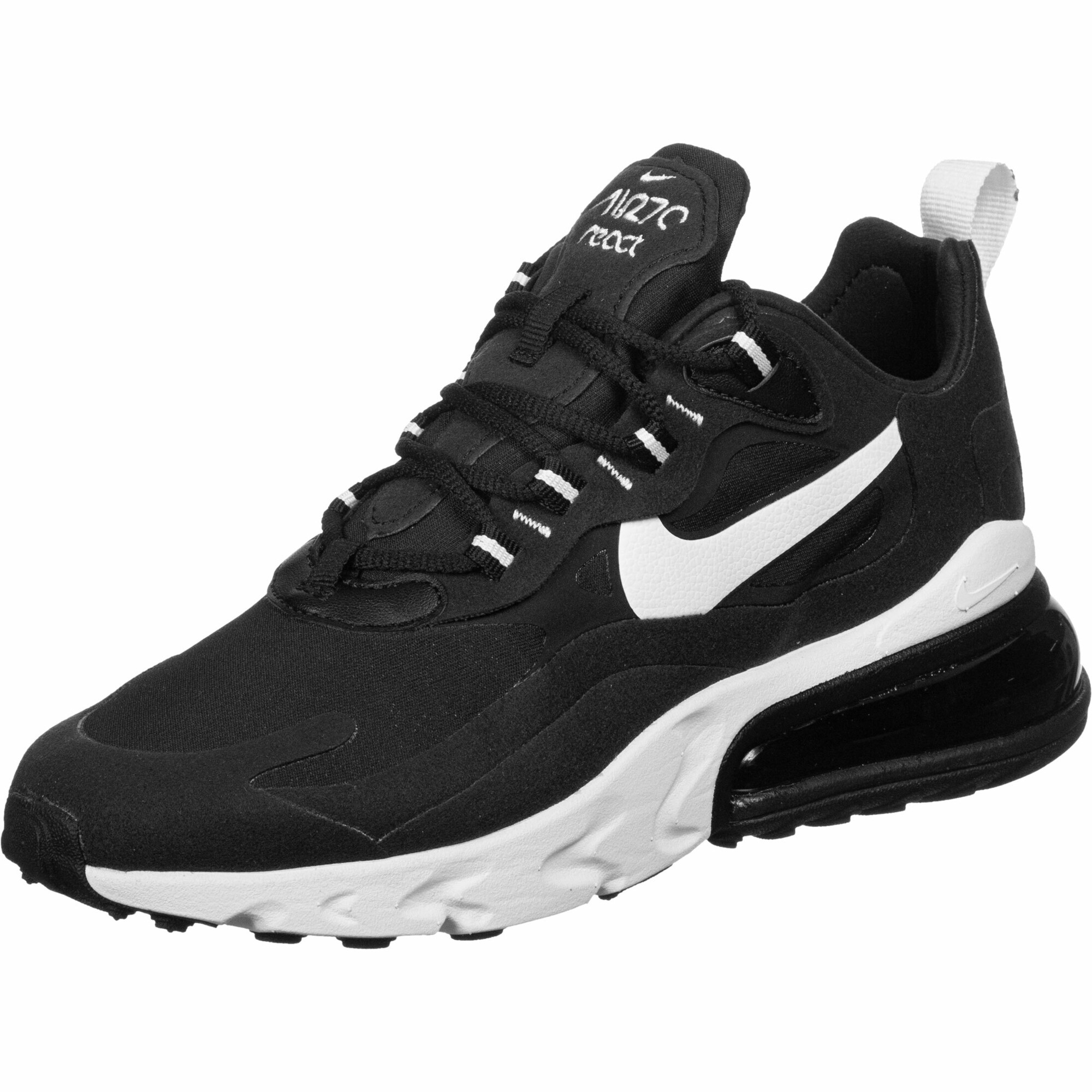 Nike Sportswear Sportbačiai be auliuko 'Air Max 270 React'  juoda / balta