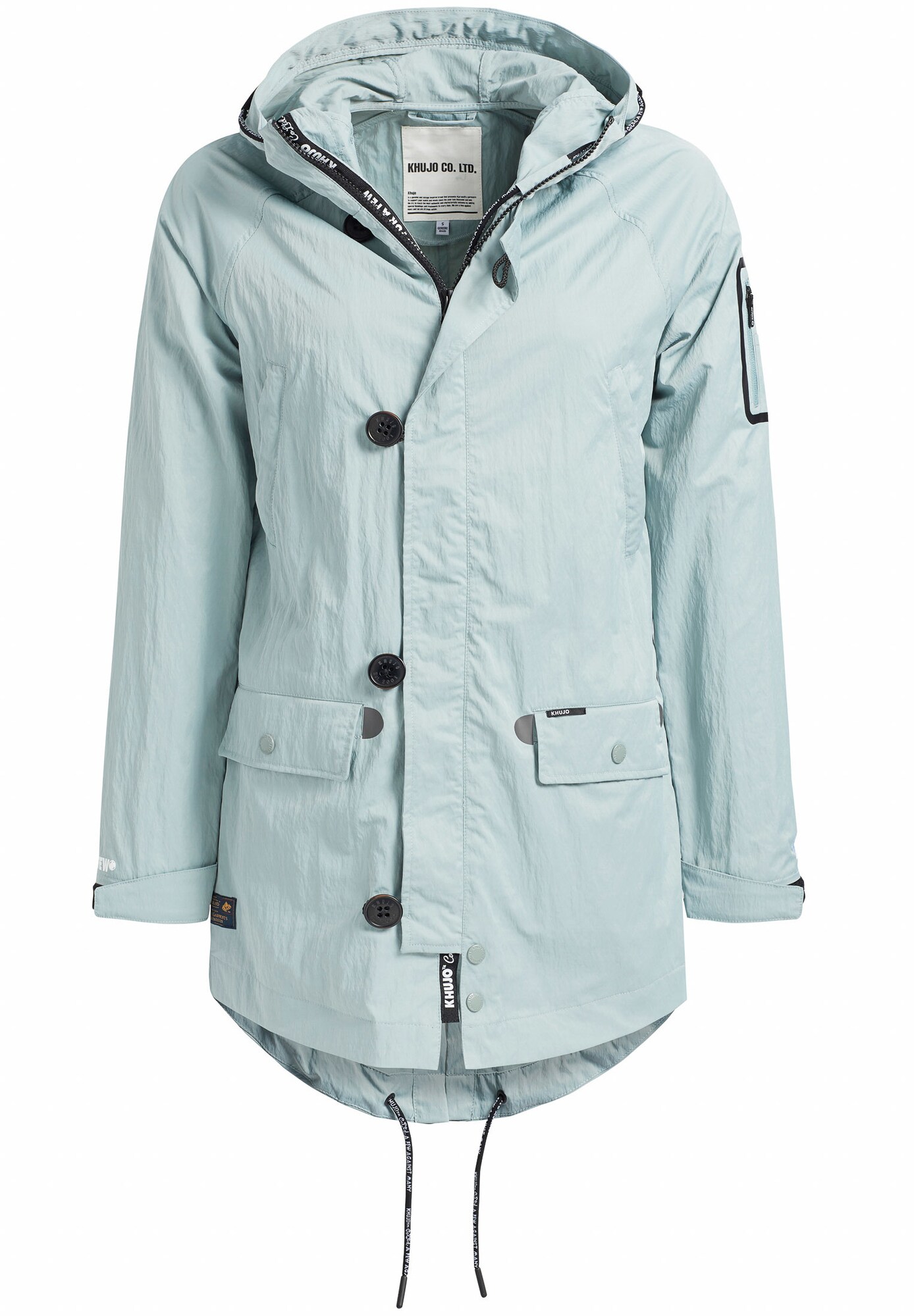 Khujo Dames Tussenparka Alisea Cyaan Blauw khujo kopen in de aanbieding