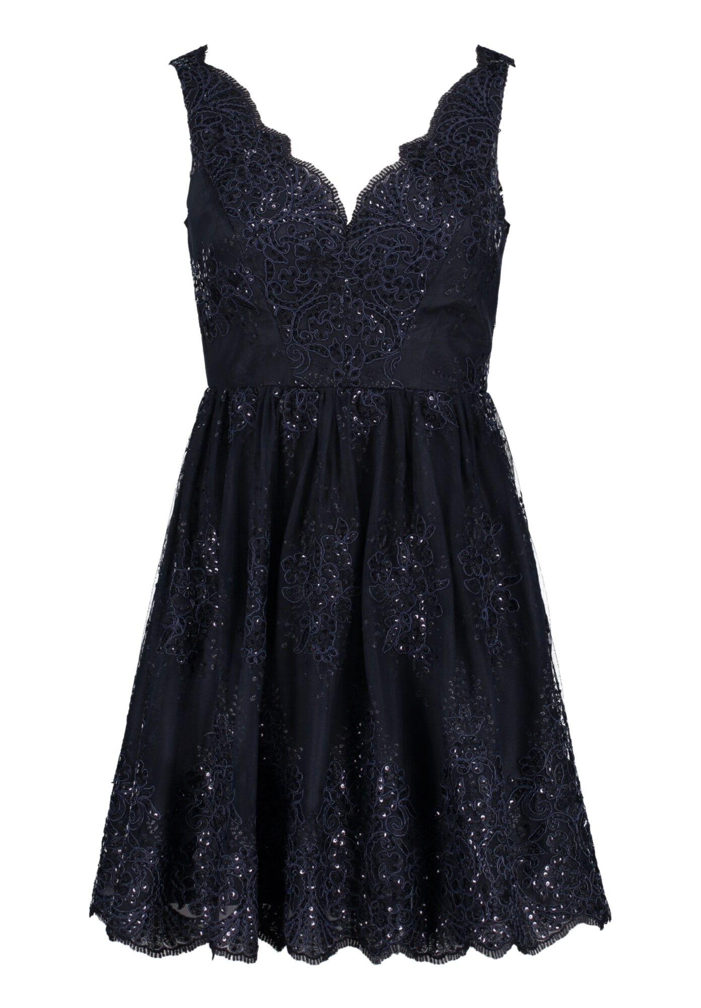 Vera Mont Dames Cocktailjurk Navy vera mont kopen in de aanbieding