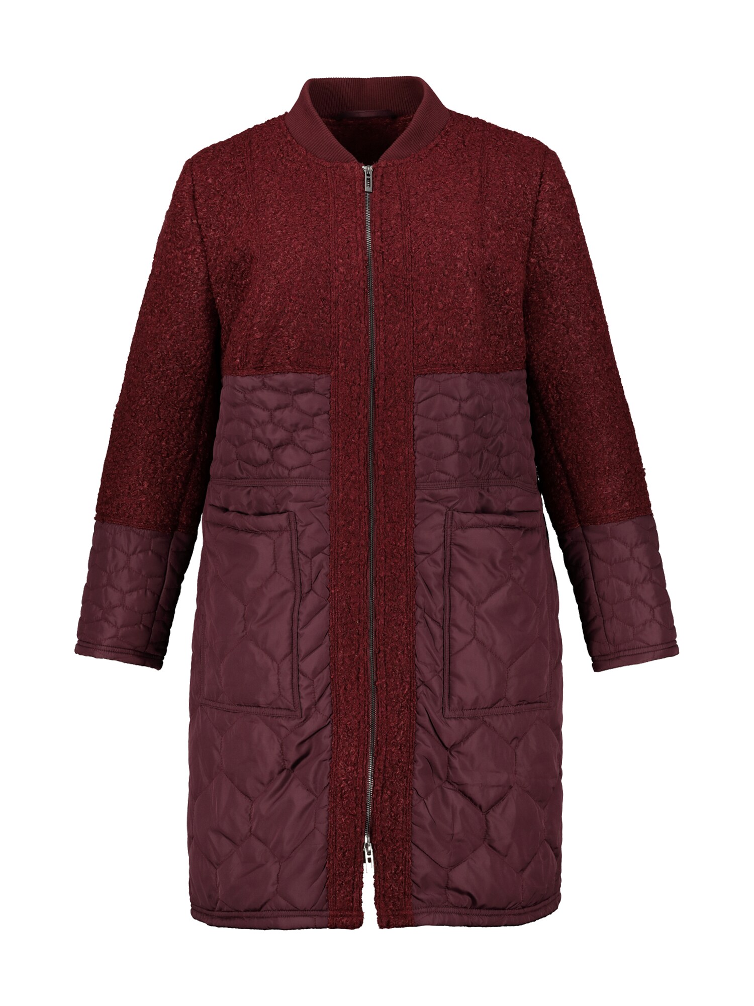 Studio Untold Dames Tussenmantel Wijnrood studio untold kopen in de aanbieding