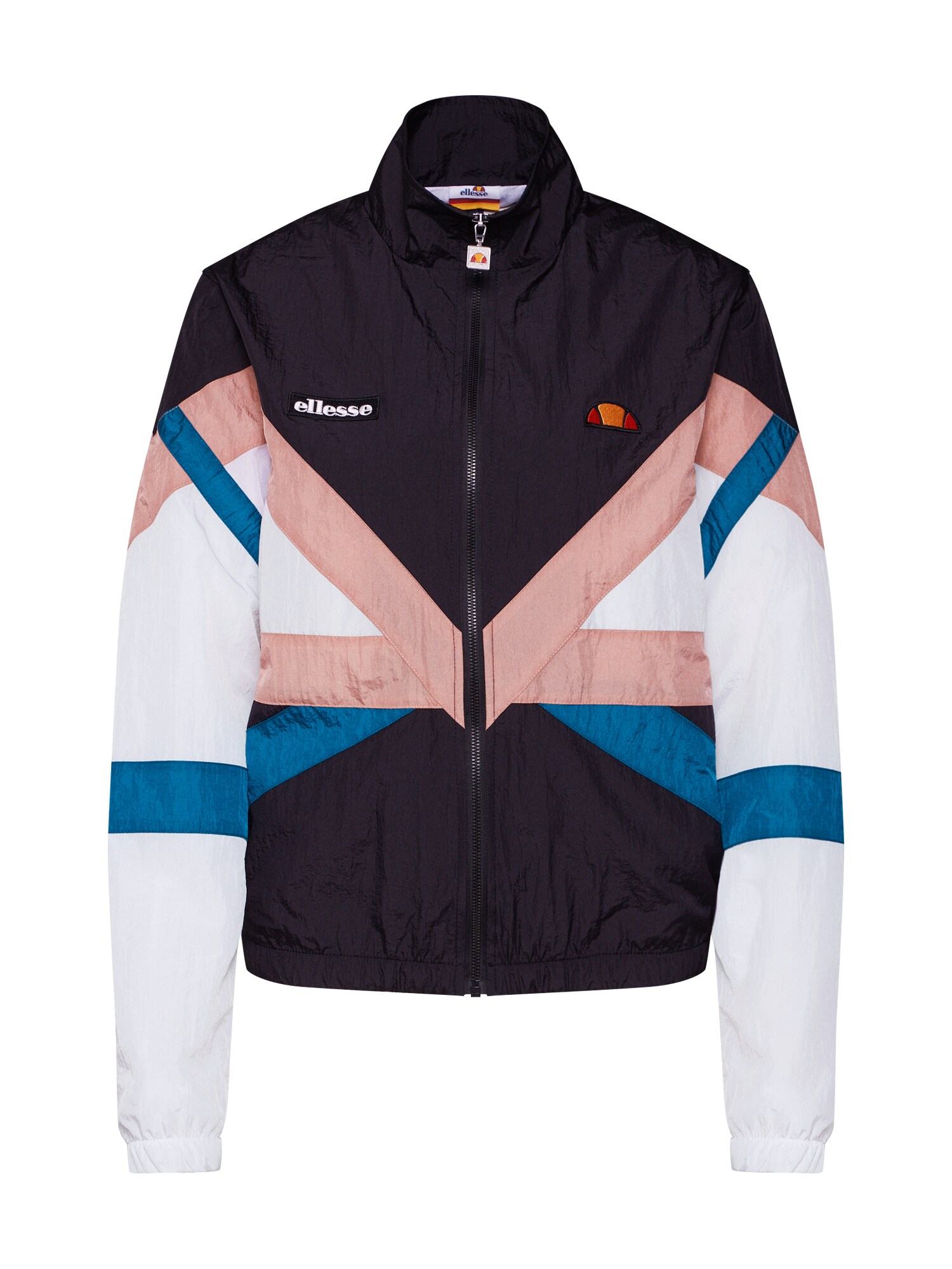 Ellesse Dames Tussenjas Salizzada Hemelsblauw Rosa Zwart Wit ellesse kopen in de aanbieding