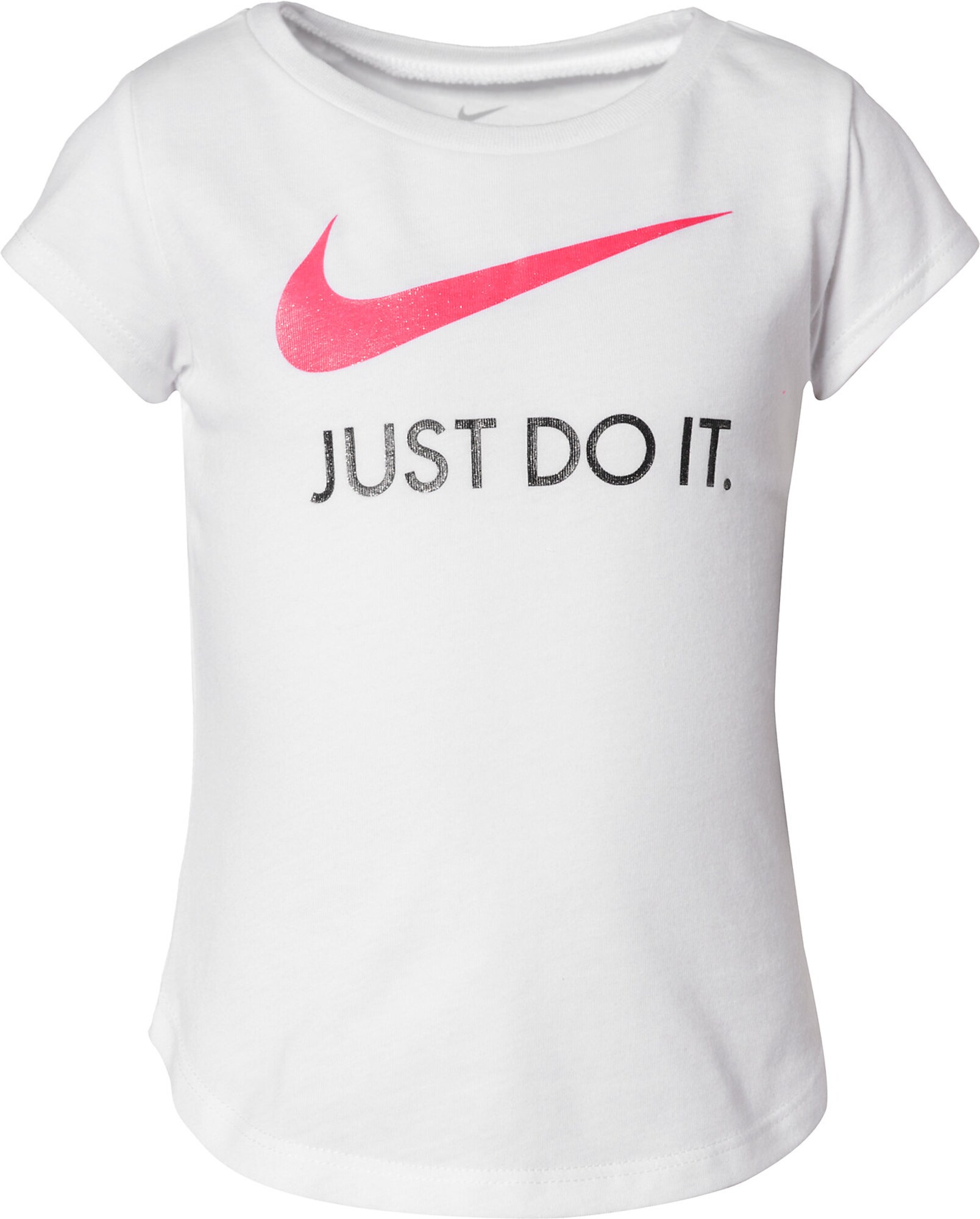 Nike Sportswear Tricou Swoosh  roz / negru / alb
