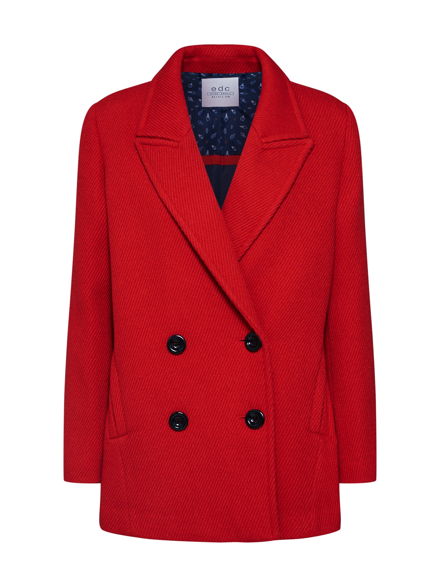 Edc By Esprit Dames Tussenmantel Rood edc by esprit kopen in de aanbieding