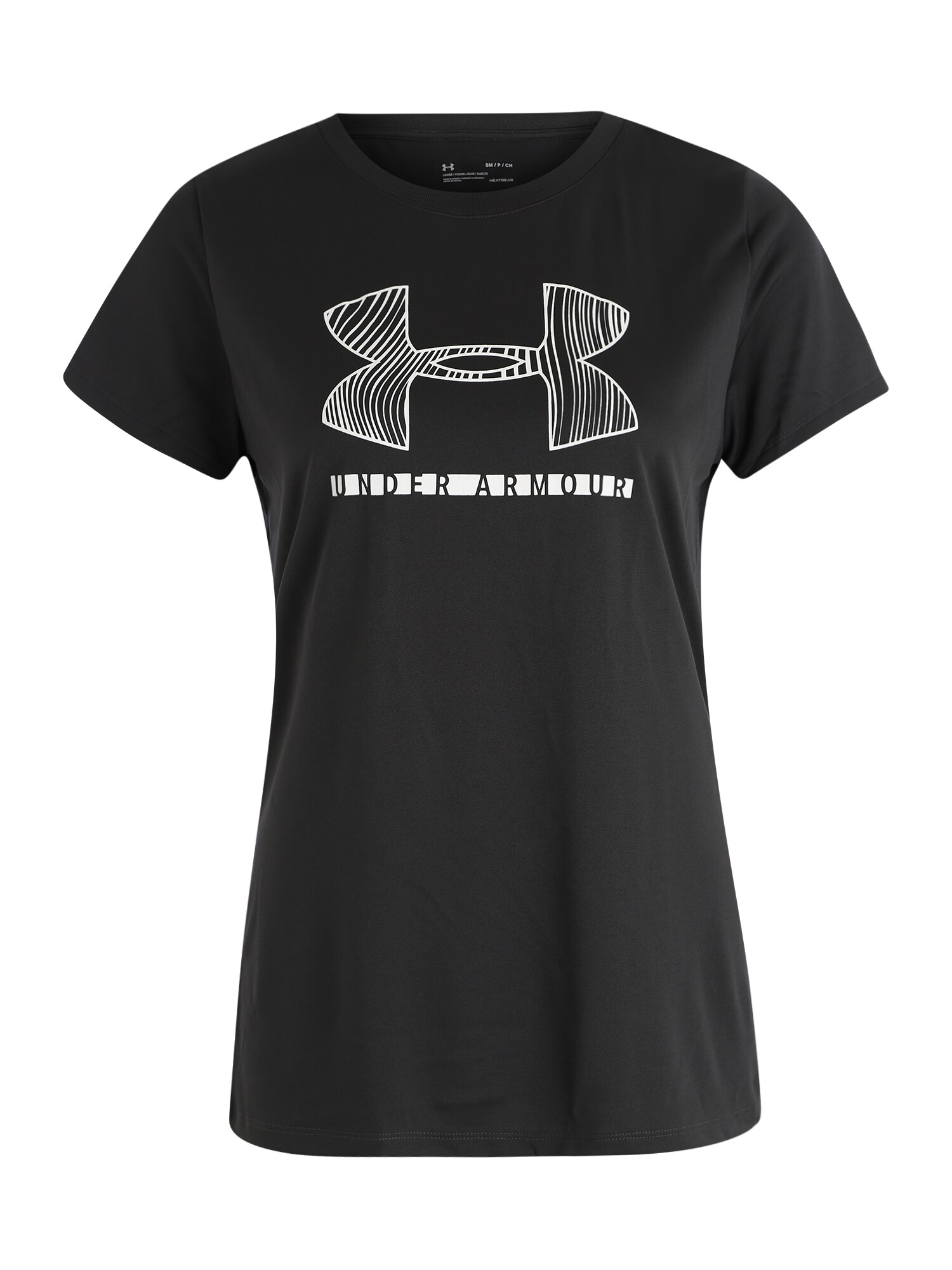 Under Armour Dames Functioneel Shirt Graphic Basaltgrijs Wit under armour kopen in de aanbieding