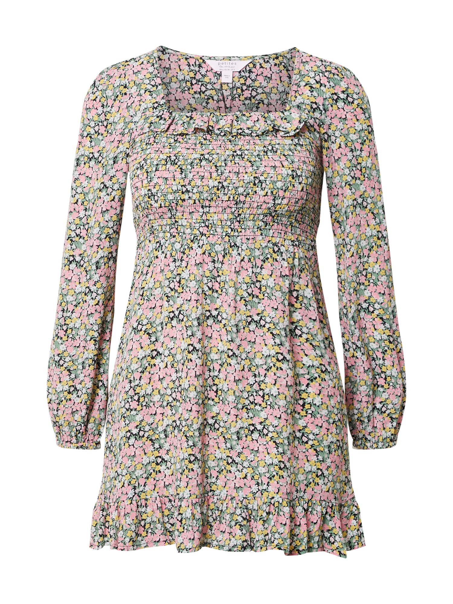 Miss Selfridge (Petite) Suknelė 'ALICE'  rožinė / mėtų spalva / juoda / balta / geltona