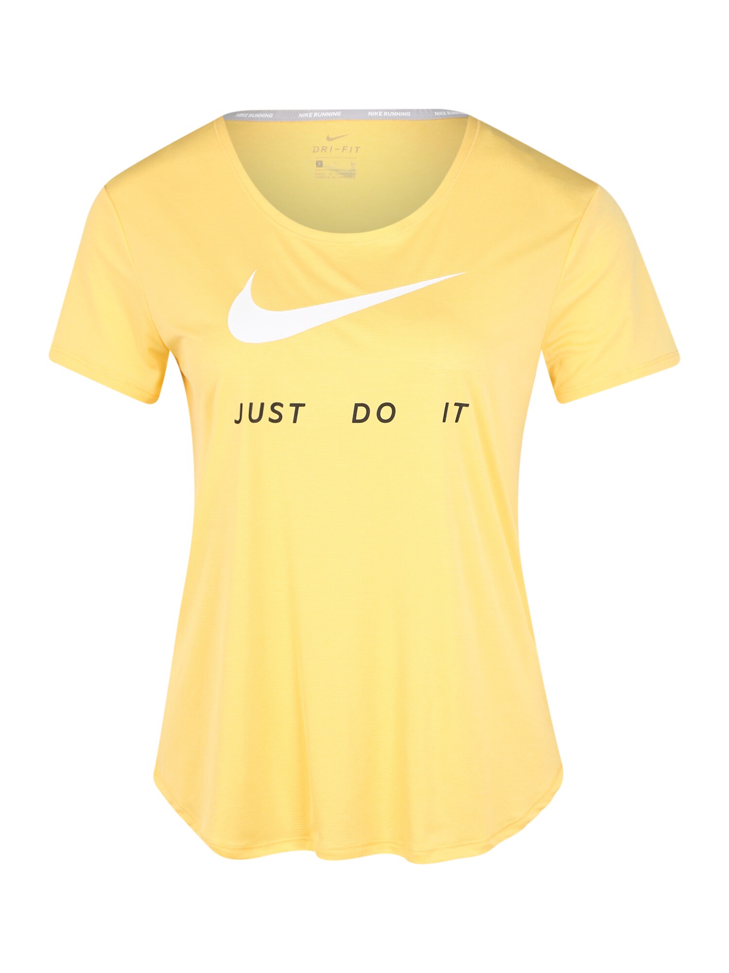 NIKE Sportiniai marškinėliai  geltona / balta / juoda