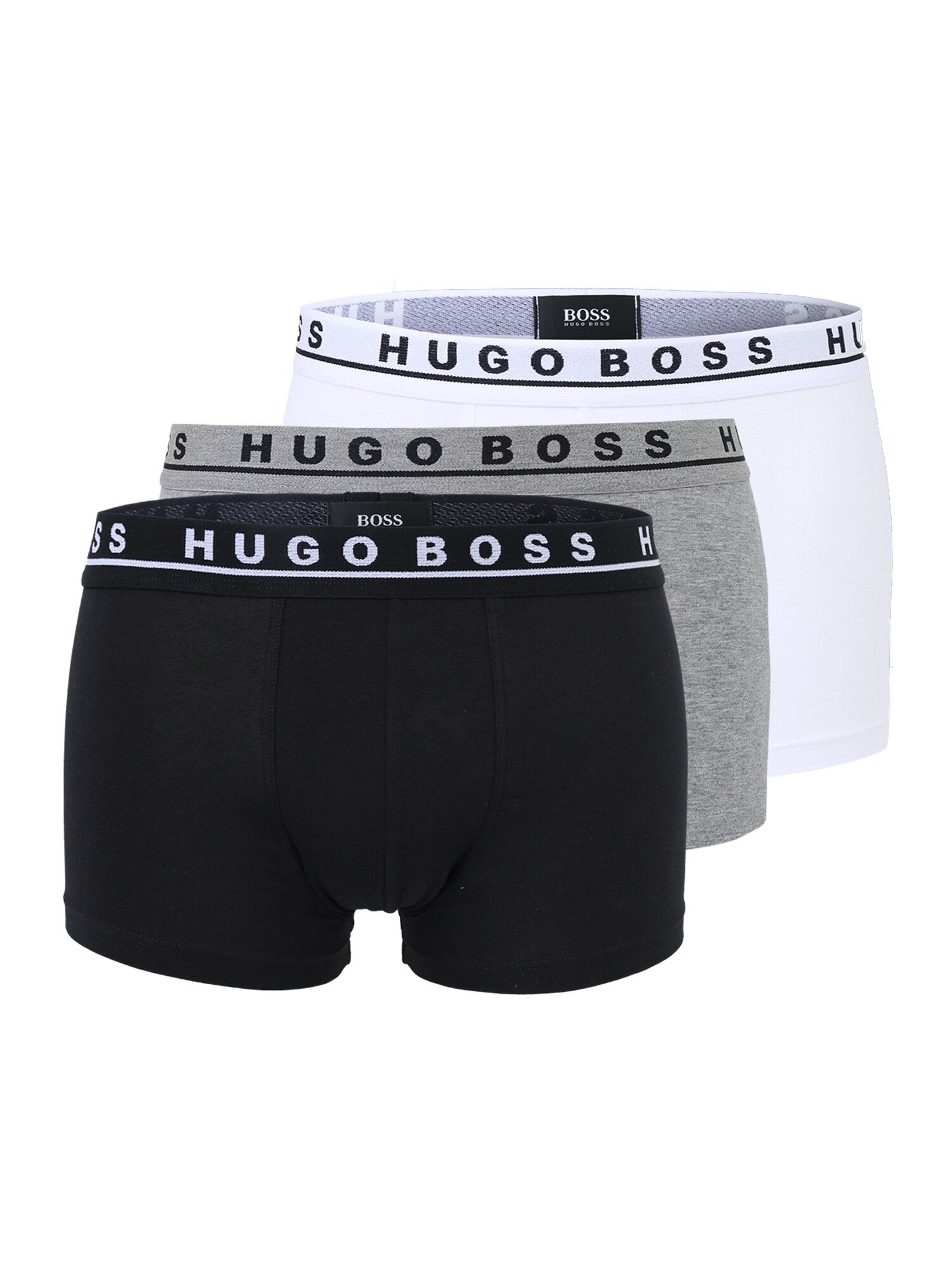 Boss Heren Boxershorts Grijs Zwart Offwhite boss kopen in de aanbieding