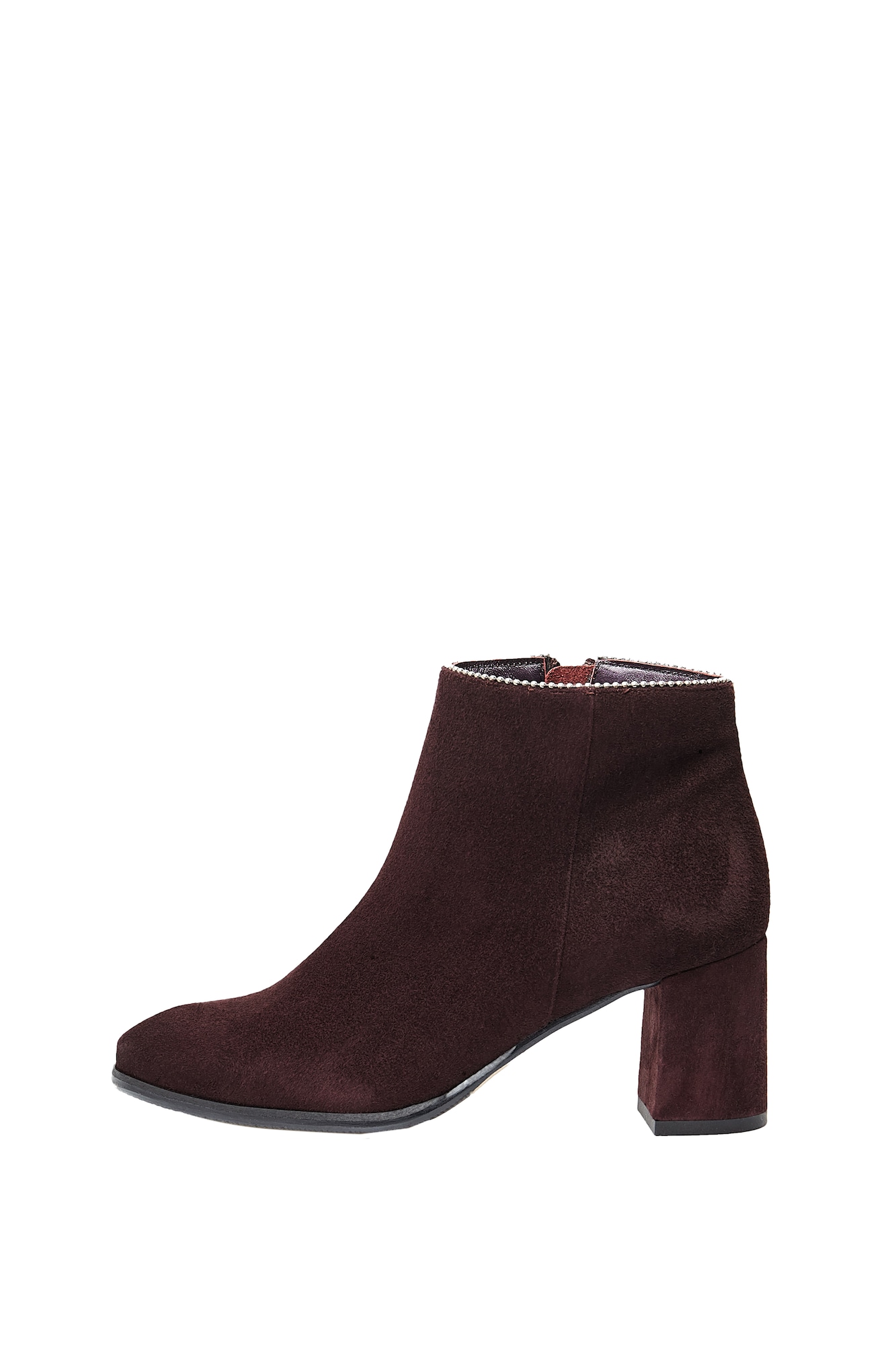 Usha Dames Enkellaarsje Aubergine usha kopen in de aanbieding