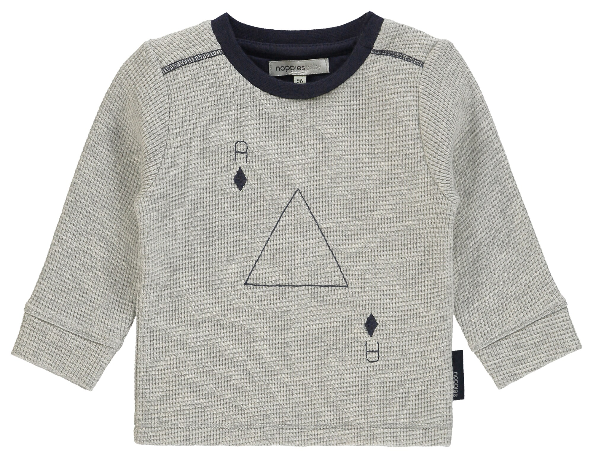 Noppies Jongens Shirt Valinda Nachtblauw Grijs noppies kopen in de aanbieding