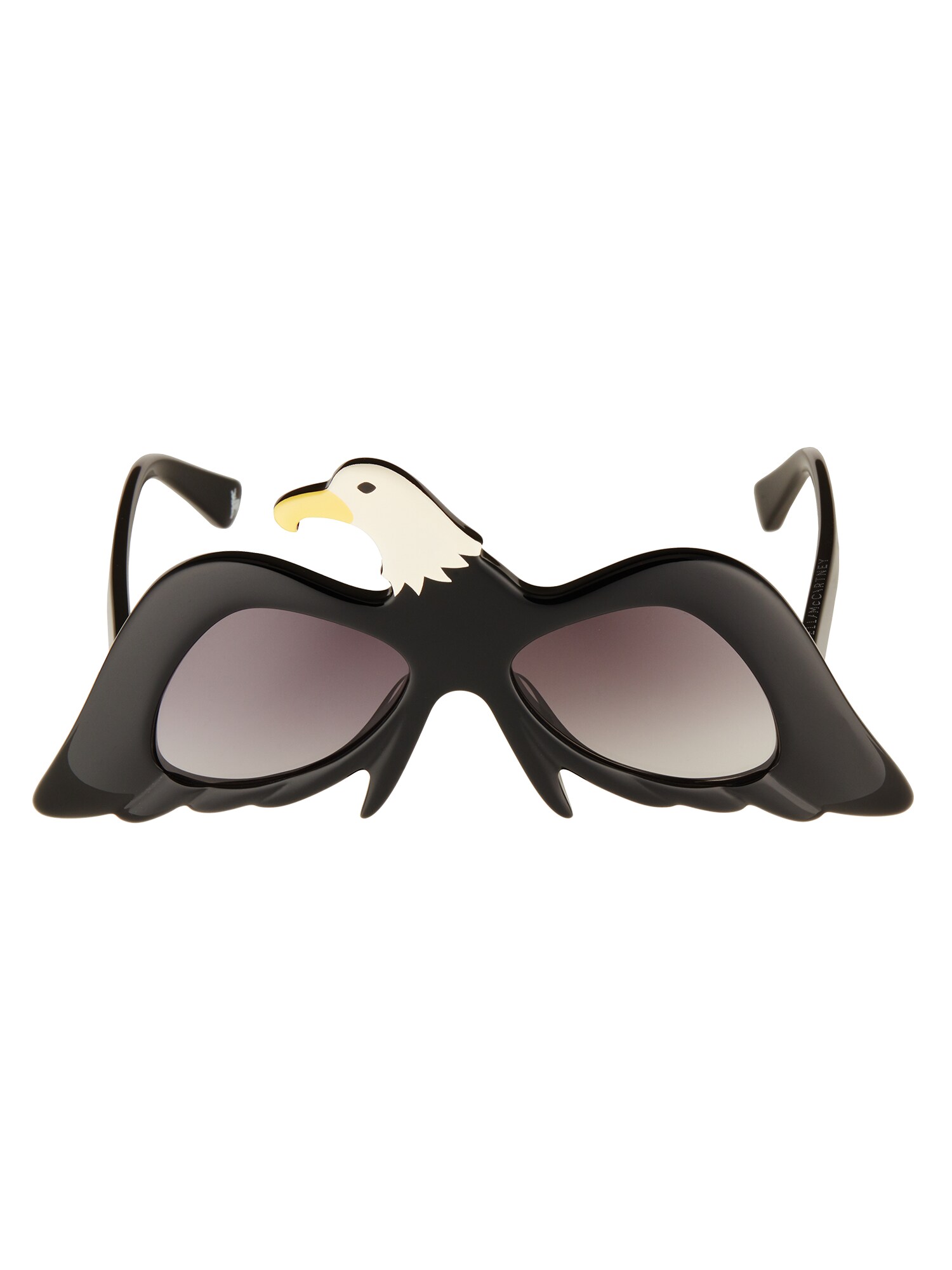 Stella McCartney Akiniai nuo saulės  juoda / margai pilka / geltona / kremo