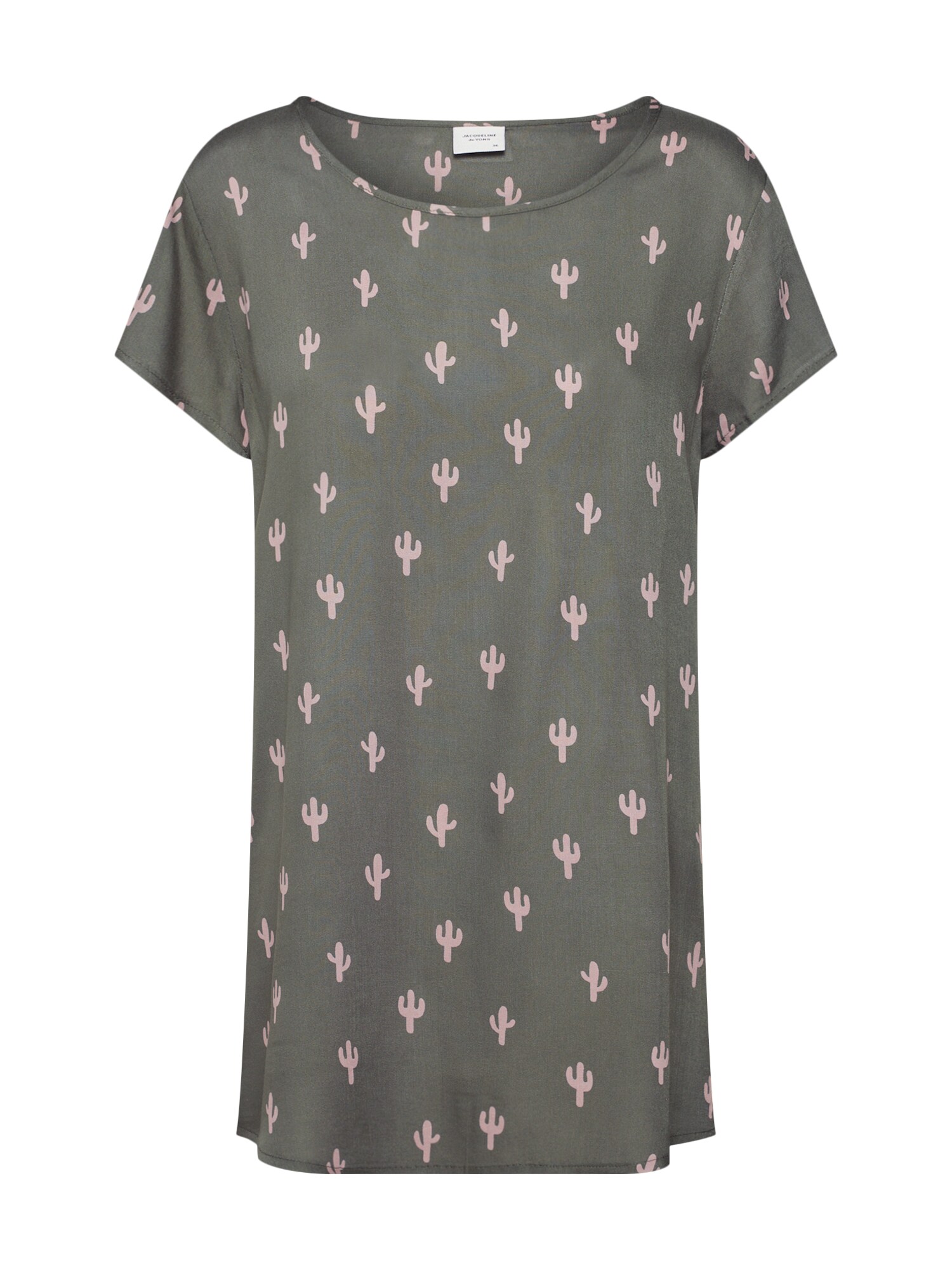 Jacqueline De Yong Dames Shirt Basaltgrijs Rosa jacqueline de yong kopen in de aanbieding