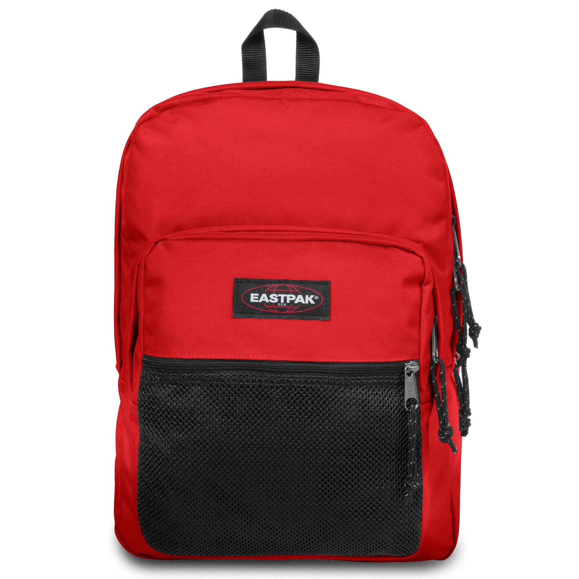 Eastpak Dames Rugzak Pinnacle Vuurrood Zwart eastpak kopen in de aanbieding