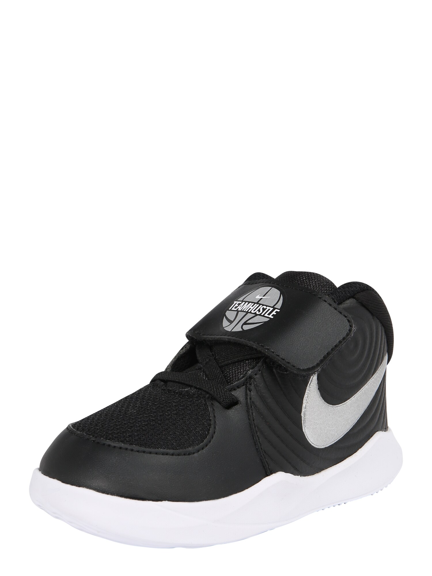 NIKE Sportiniai batai 'TEAM HUSTLE D 9 (TD)'  juoda / balta