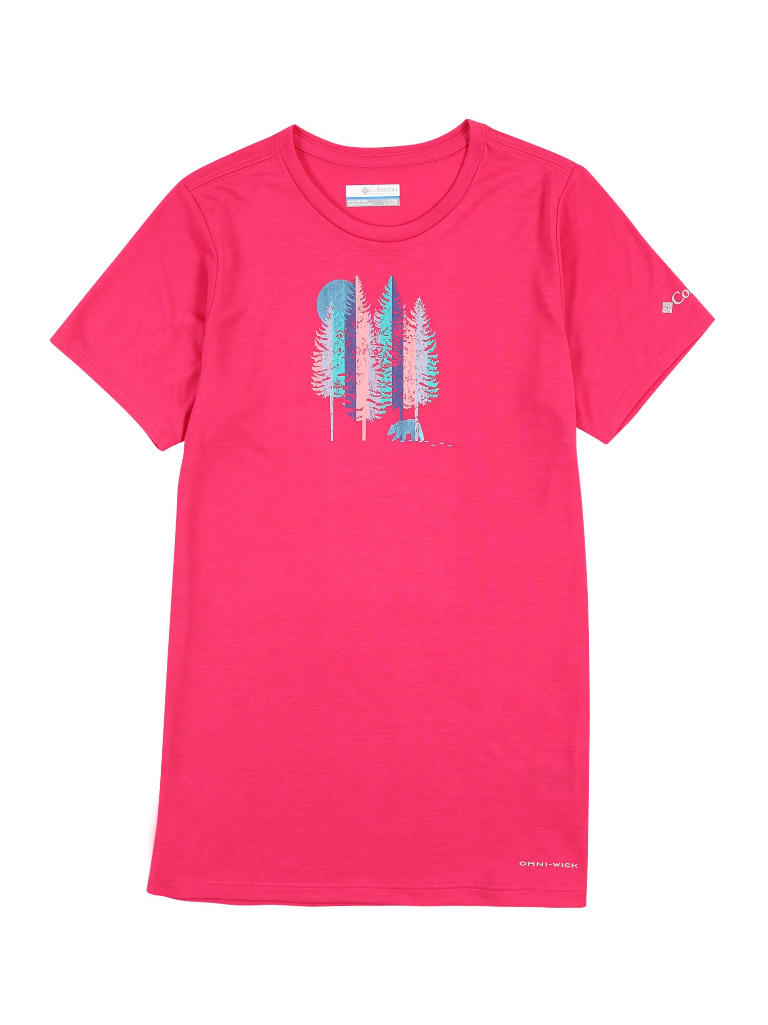 COLUMBIA Sportiniai marškinėliai 'Ranco Lake™'  rožinė
