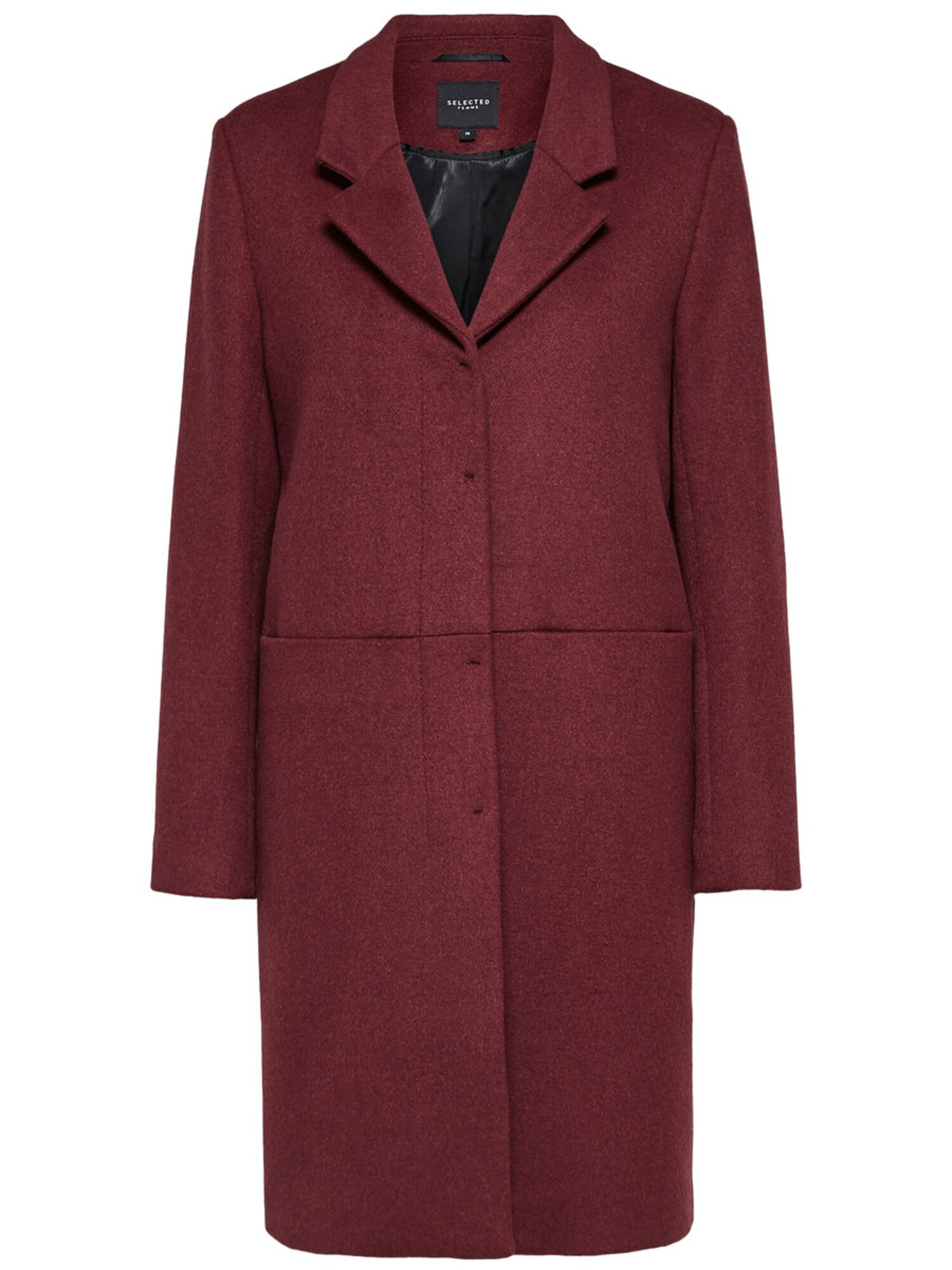 Selected Femme Dames Tussenmantel Karmijnrood selected femme kopen in de aanbieding