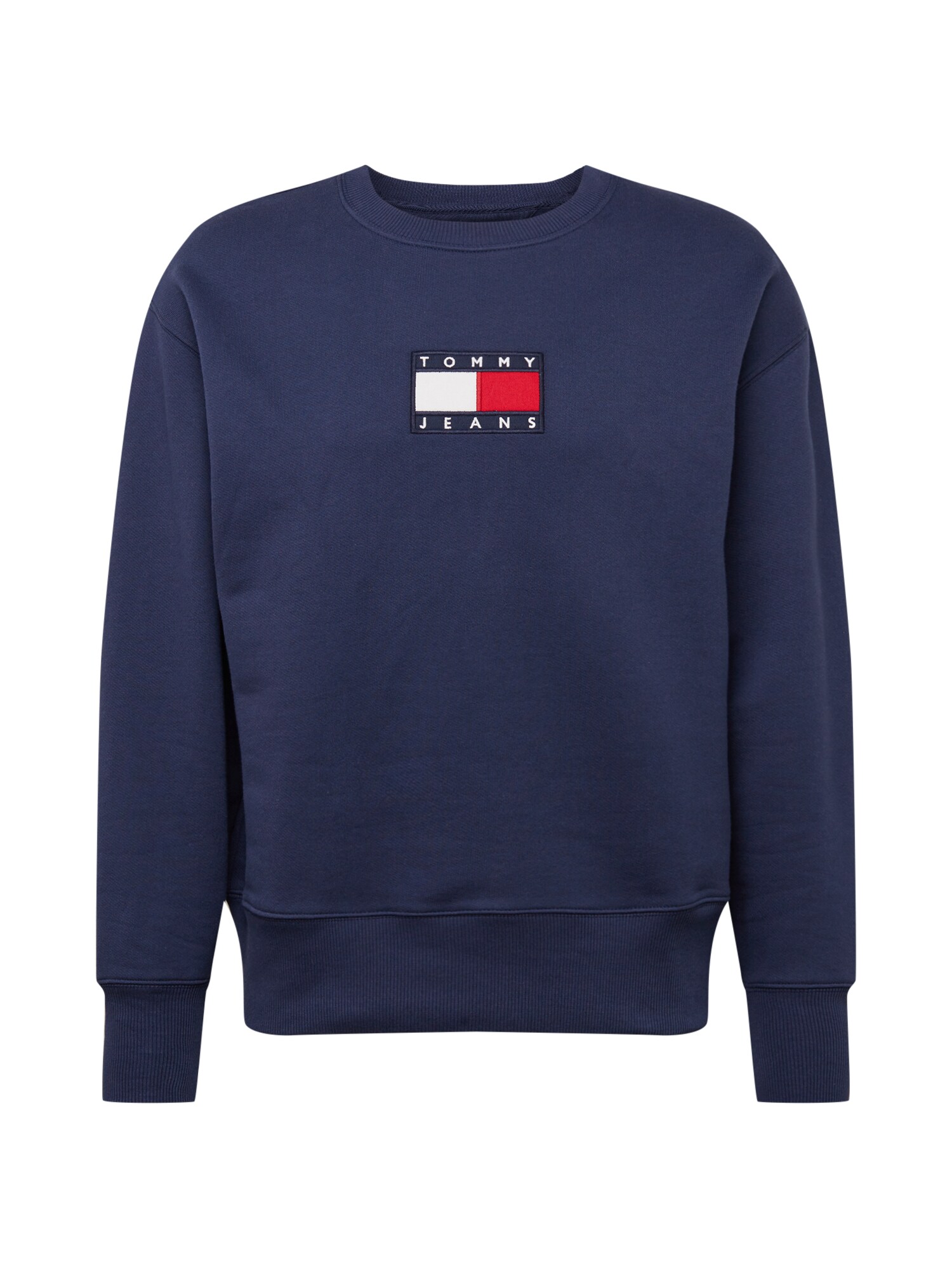 Tommy Jeans Megztinis be užsegimo  raudona / tamsiai mėlyna / balta