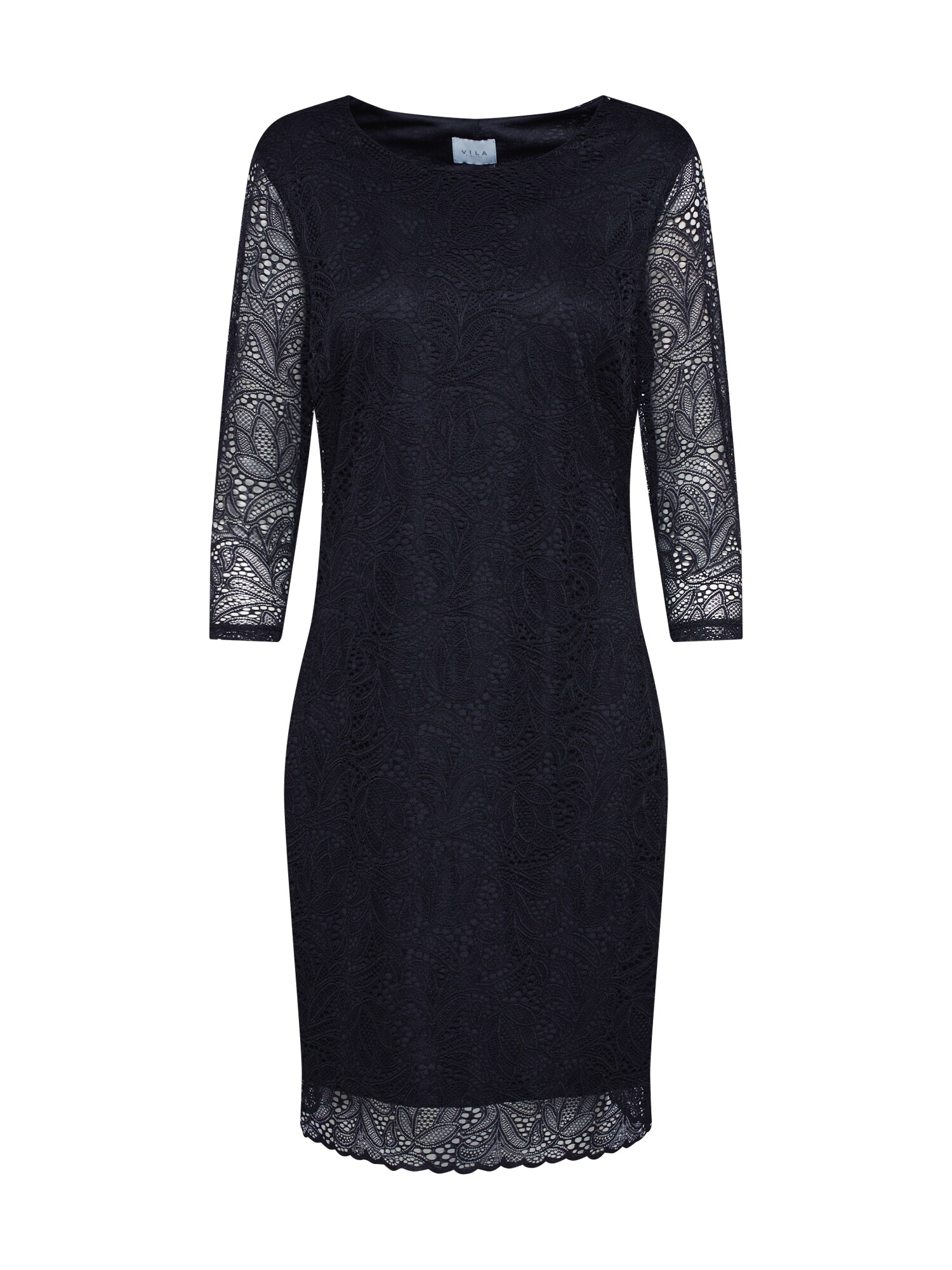 Vila Dames Jurk Blond Zwart vila kopen in de aanbieding