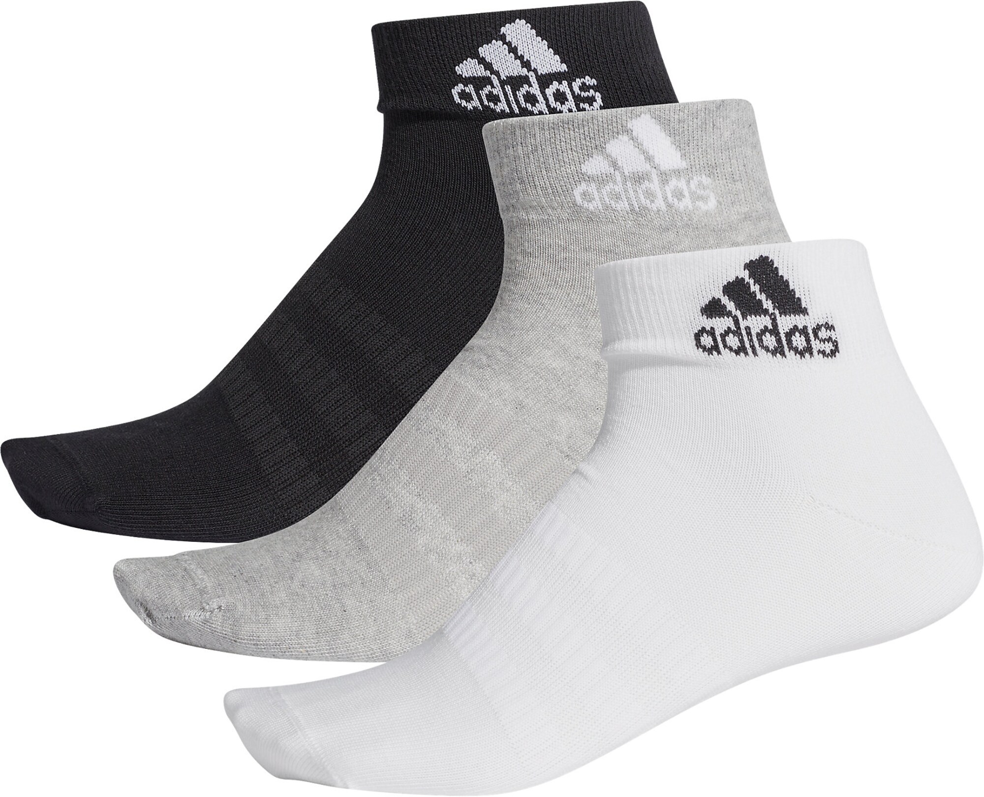 ADIDAS PERFORMANCE Sportinės kojinės  juoda / pilka / balta
