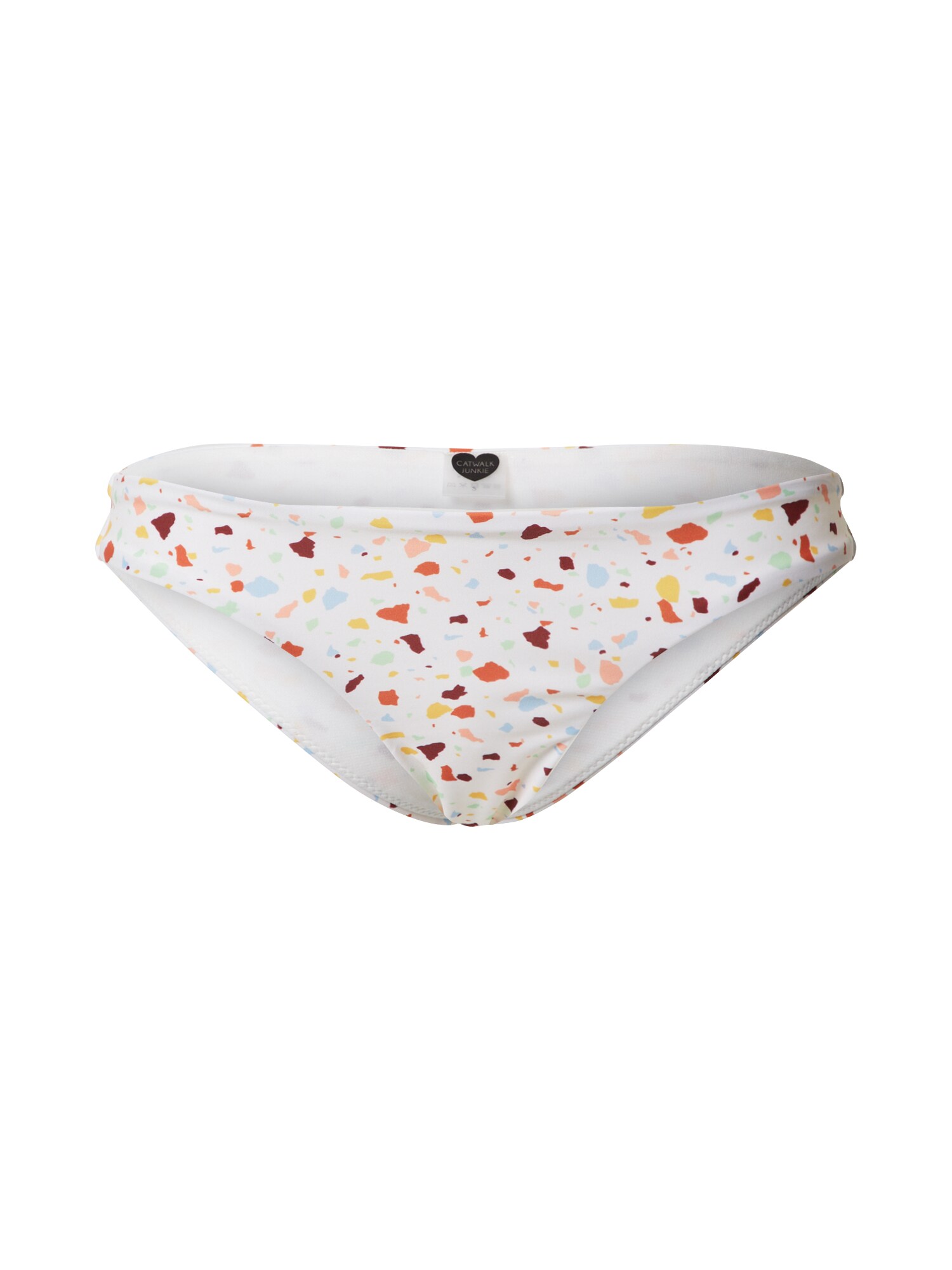 CATWALK JUNKIE Bikinio kelnaitės 'S TERRAZZO BOTTOM'  balta