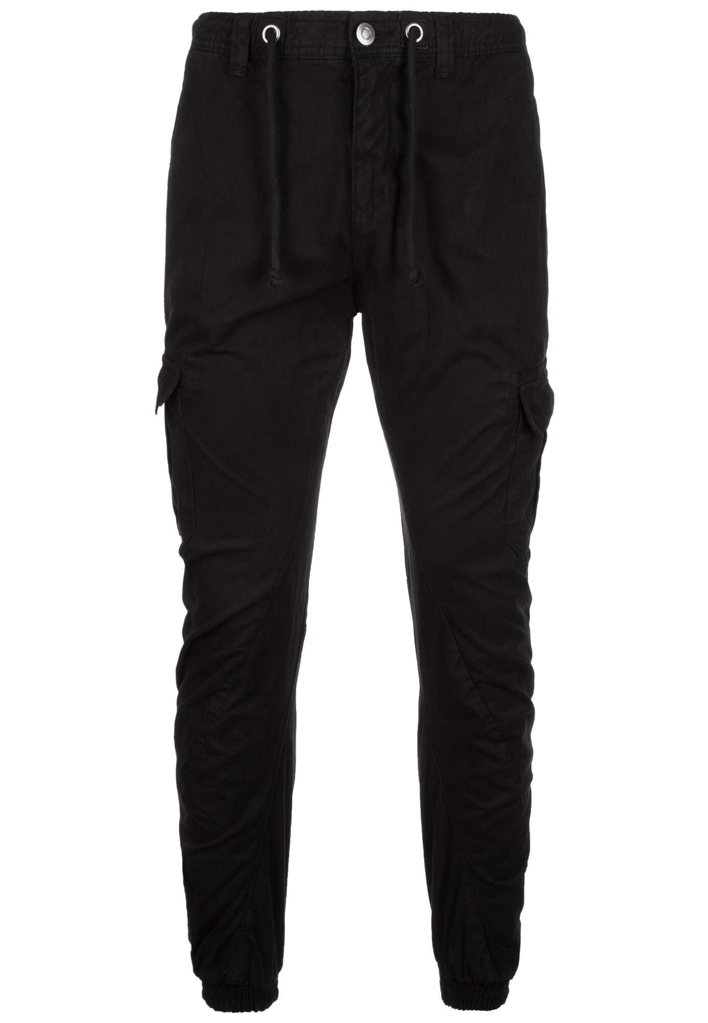 Urban Classics Big & Tall Laisvo stiliaus kelnės  juoda