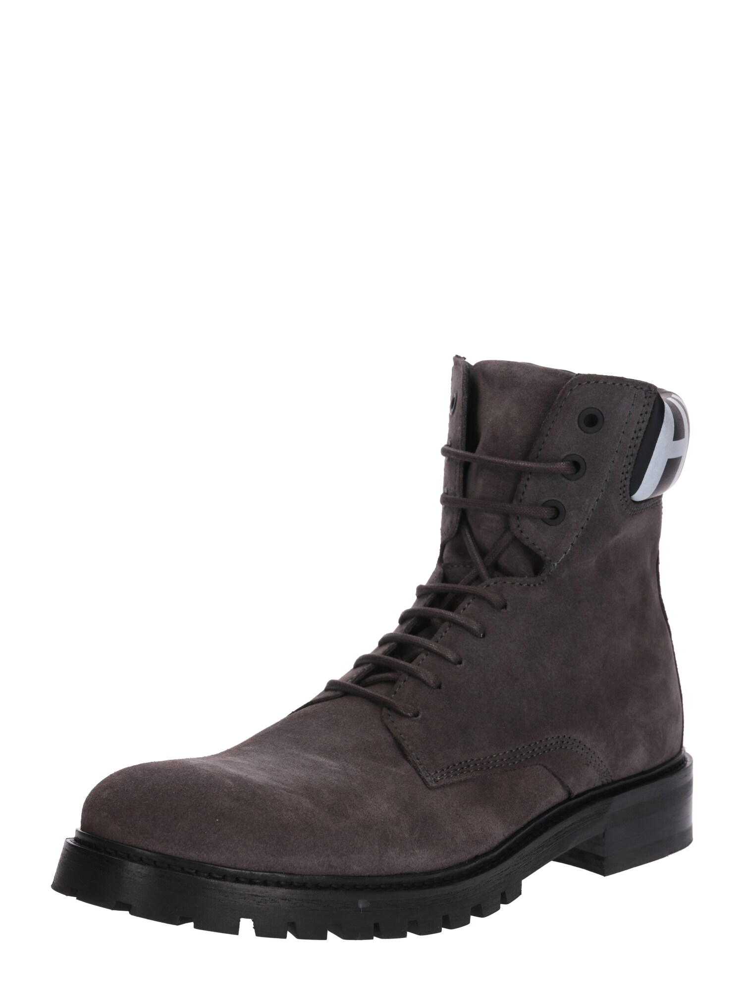 Hugo Heren Veterlaarzen Explorer Donkergrijs Wit hugo kopen in de aanbieding