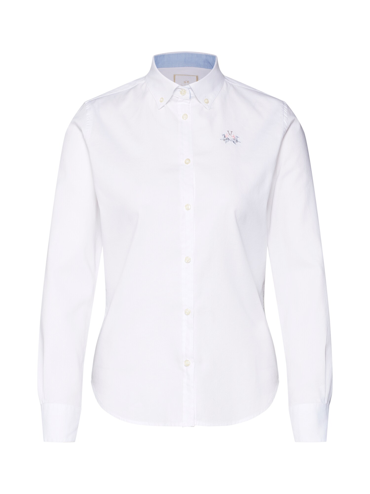 La Martina Palaidinė 'SHIRT L/S OXFORD 50/1 30/2 STR'  balta